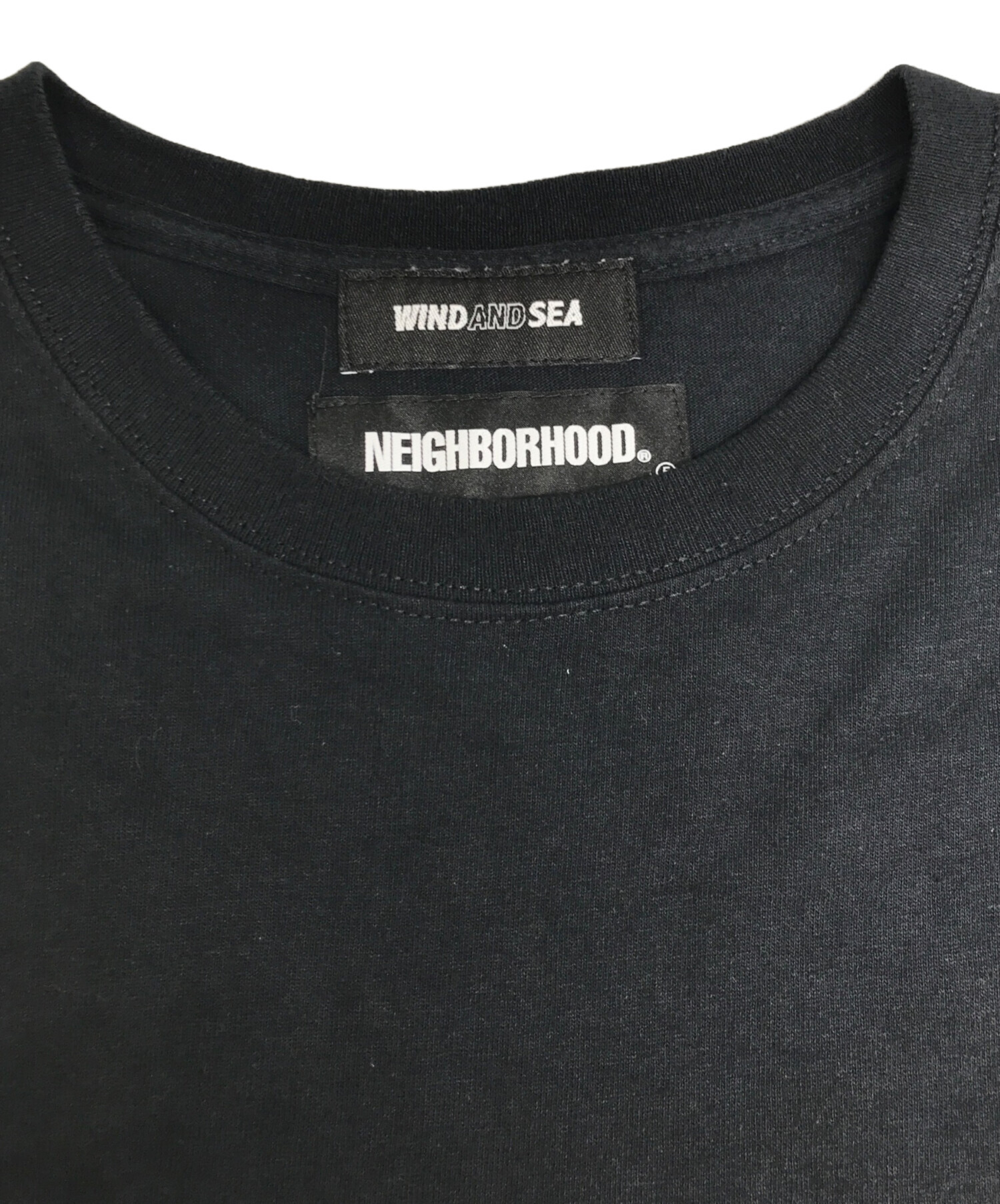 中古・古着通販】WIND AND SEA (ウィンダンシー) NEIGHBORHOOD (ネイバーフッド) コラボプリントTシャツ ブラック サイズ: XL｜ブランド・古着通販 トレファク公式【TREFAC FASHION】スマホサイト