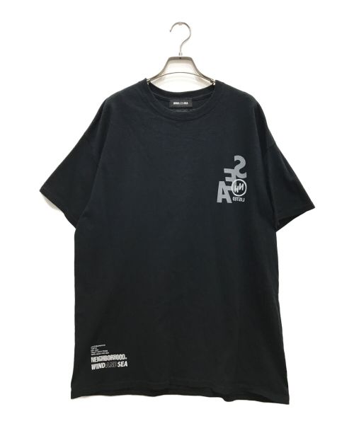 中古・古着通販】WIND AND SEA (ウィンダンシー) NEIGHBORHOOD (ネイバーフッド) コラボプリントTシャツ ブラック  サイズ:XL｜ブランド・古着通販 トレファク公式【TREFAC FASHION】スマホサイト