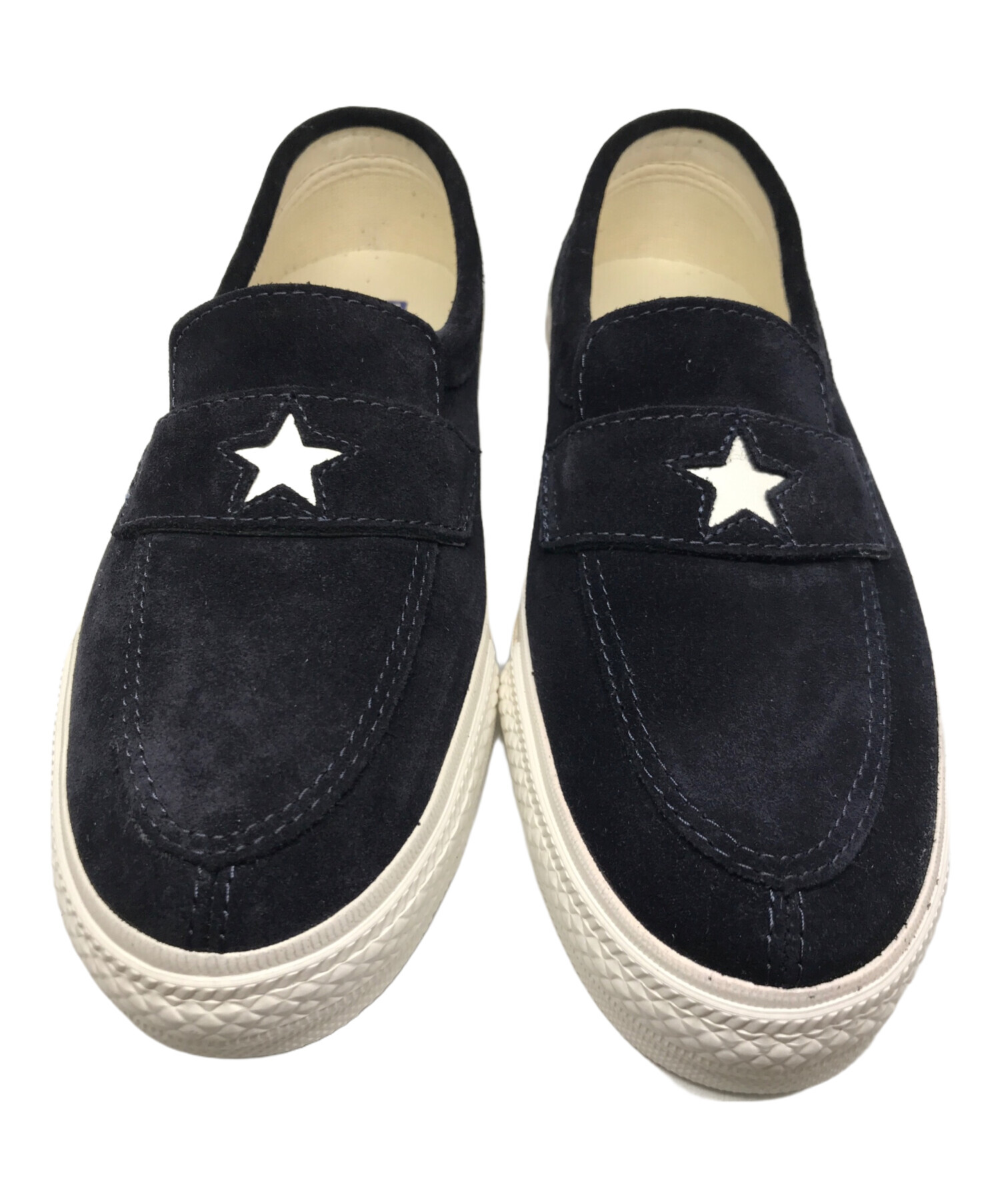 CONVERSE ADDICT (コンバース アディクト) ONE STAR LOAFER/ワンスターローファー ネイビー×ホワイト サイズ:23