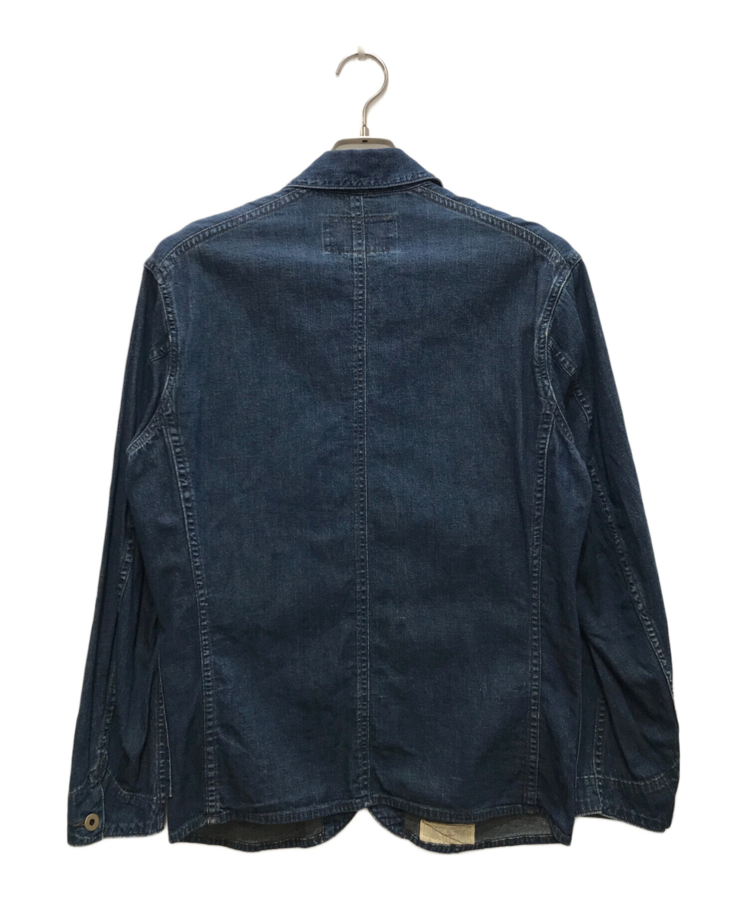 RRL (ダブルアールエル) LIGHTWEIGHT DENIM ENGINEER COAT/チェンジボタンデニムカバーオール / エンジニアコート  インディゴ サイズ:S