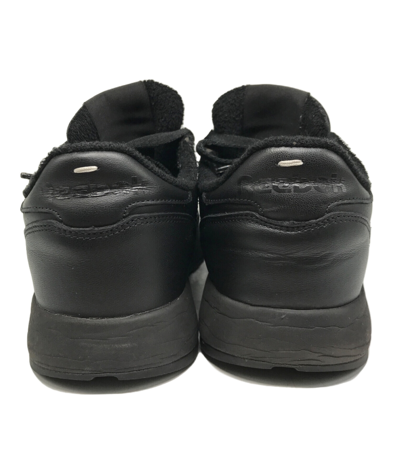 Maison Margiela (メゾンマルジェラ) REEBOK (リーボック) CLASSIC LEATHER TABI  SHOES/足袋ローカットスニーカー ブラック サイズ:27.5cm