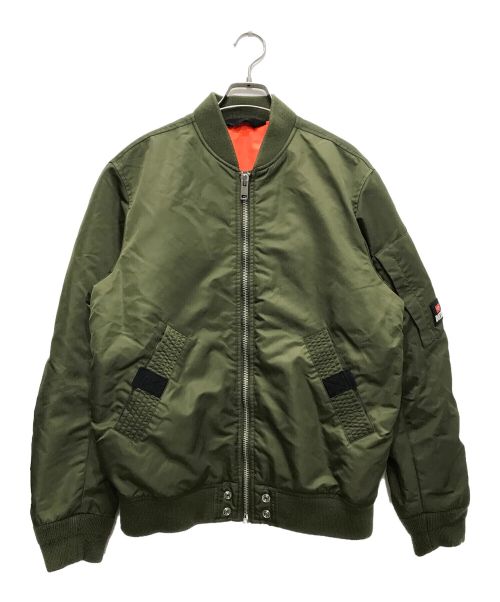 中古・古着通販】DIESEL (ディーゼル) ボンバージャケット カーキ サイズ:M｜ブランド・古着通販 トレファク公式【TREFAC  FASHION】スマホサイト