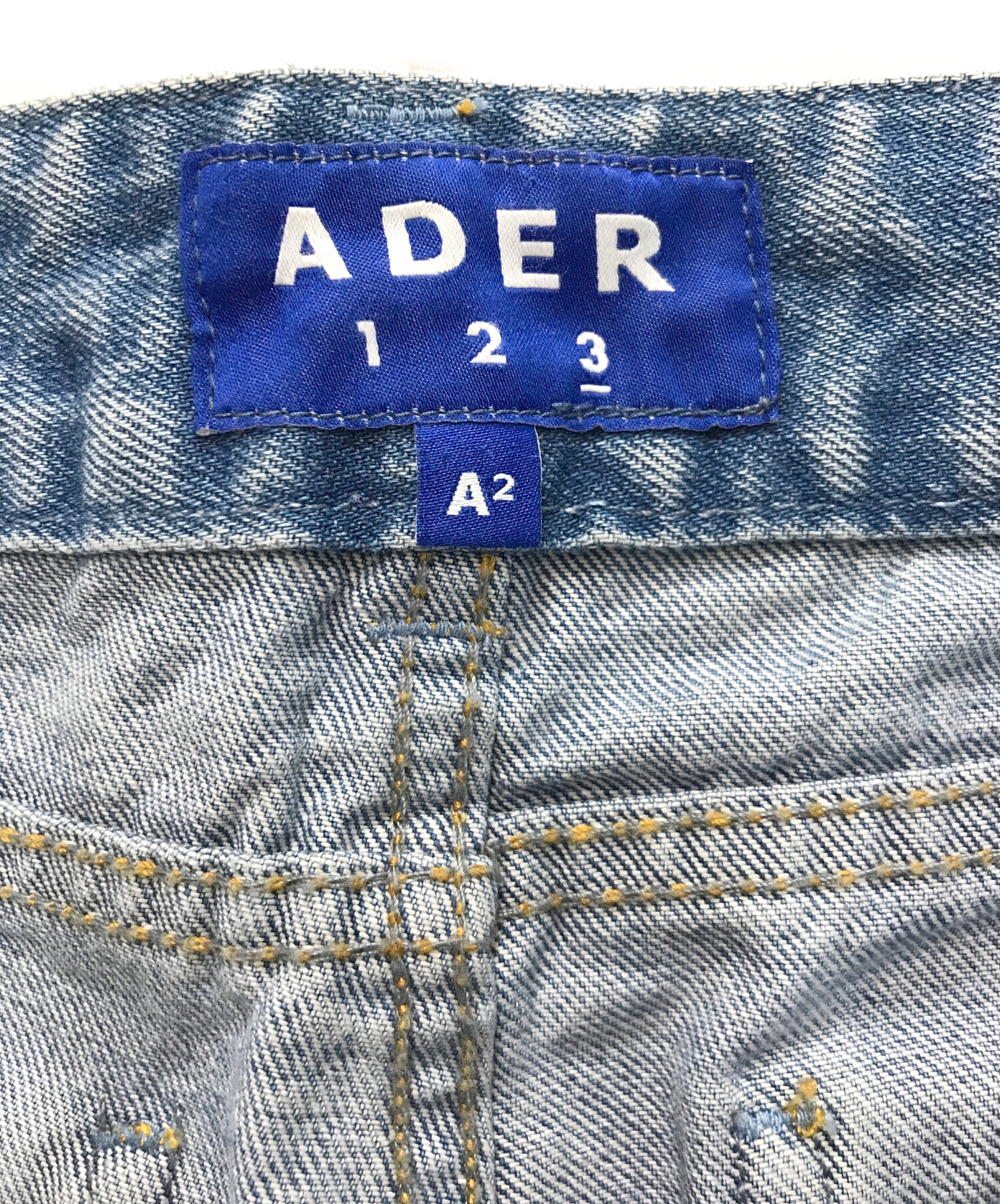 中古・古着通販】ADER error (アーダーエラー) デニムパンツ インディゴ サイズ:A2｜ブランド・古着通販 トレファク公式【TREFAC  FASHION】スマホサイト