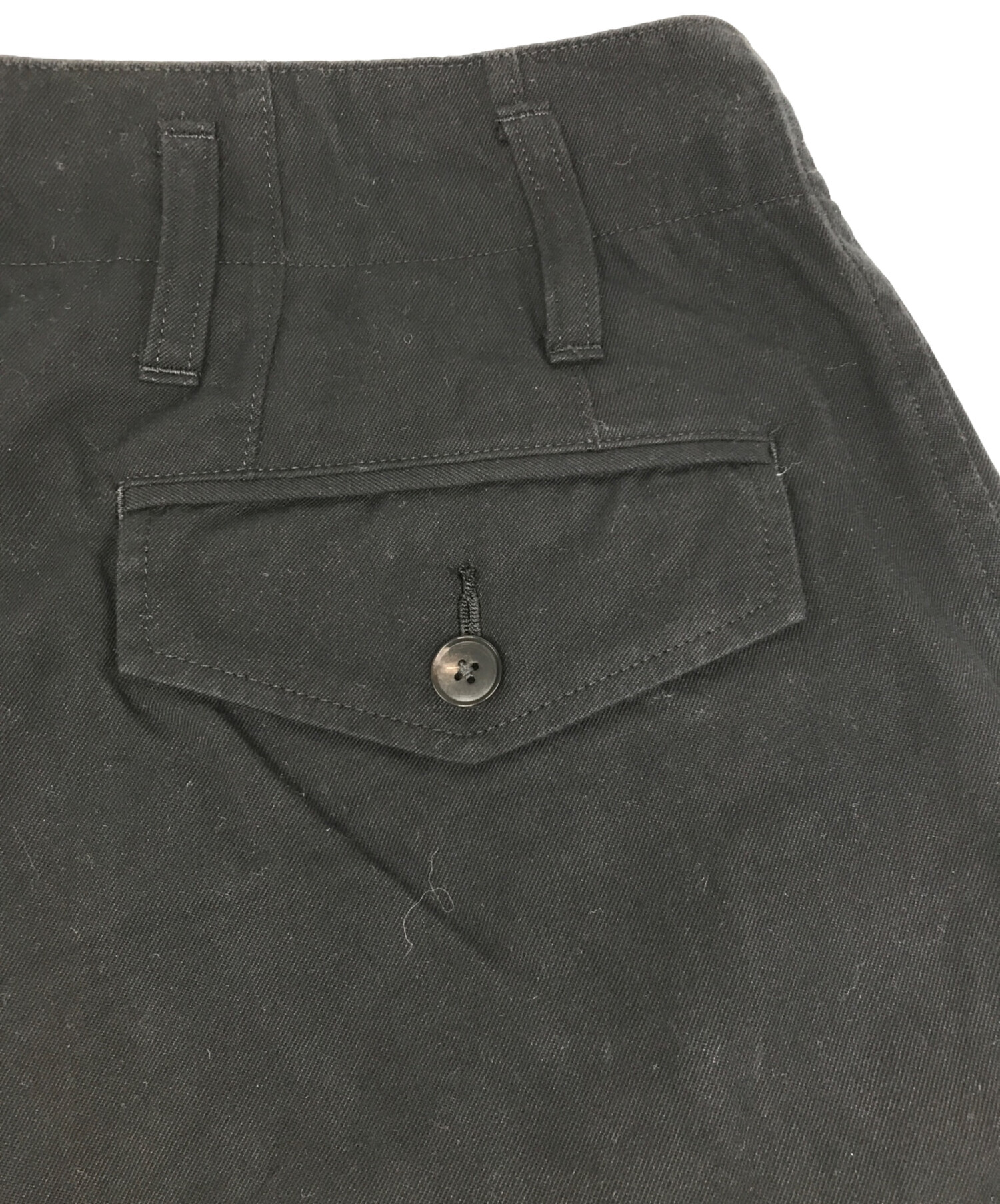 中古・古着通販】AURALEE (オーラリー) SUPER FINE WOOL COTTON TWILL SLACKS/ スーパーファインウールコットンツイルスラックス ブラック サイズ:3｜ブランド・古着通販 トレファク公式【TREFAC FASHION】スマホサイト