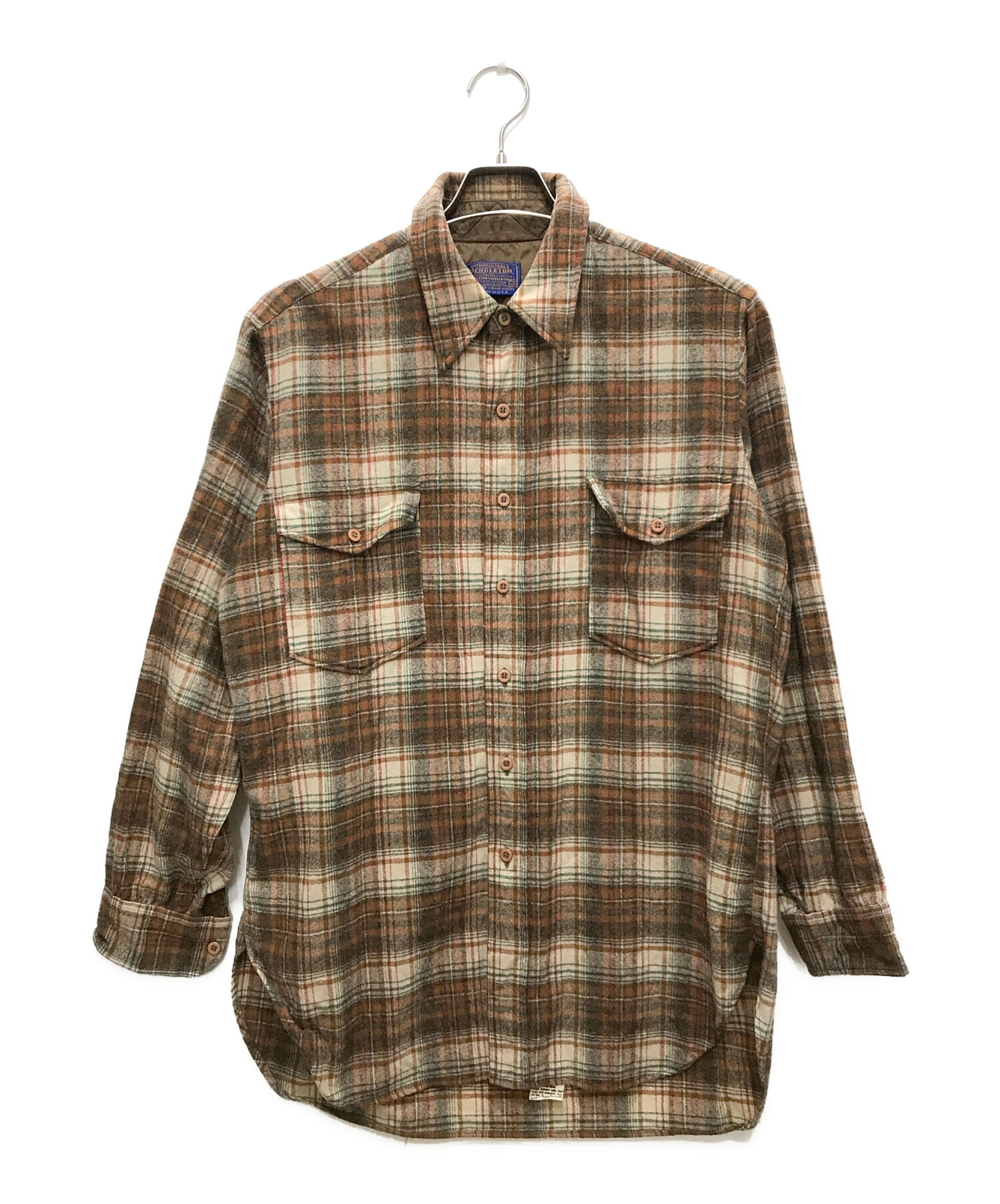 中古・古着通販】PENDLETON (ペンドルトン) ネルシャツ ブラウン サイズ:16 1/2｜ブランド・古着通販 トレファク公式【TREFAC  FASHION】スマホサイト