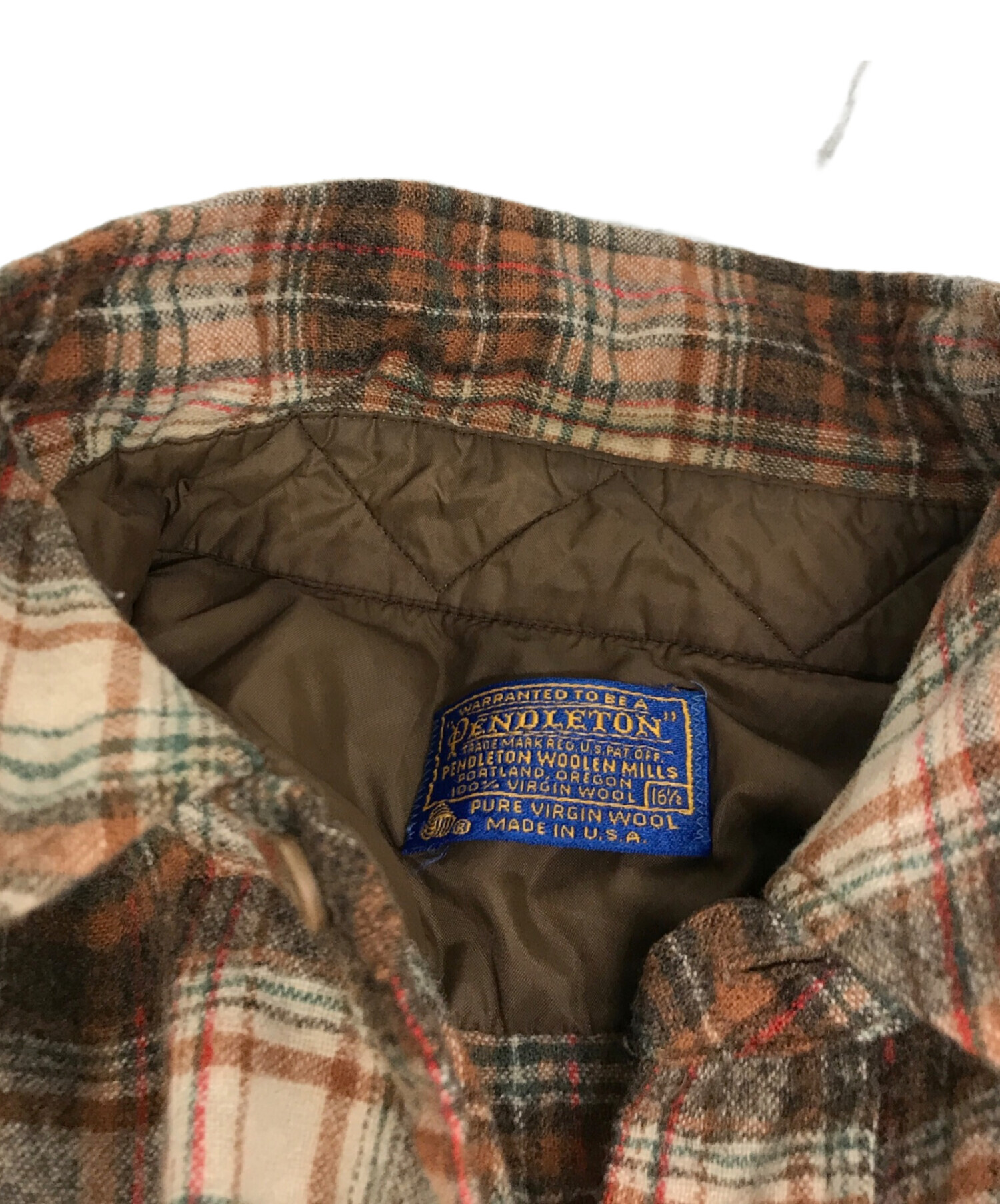 中古・古着通販】PENDLETON (ペンドルトン) ネルシャツ ブラウン サイズ:16 1/2｜ブランド・古着通販 トレファク公式【TREFAC  FASHION】スマホサイト