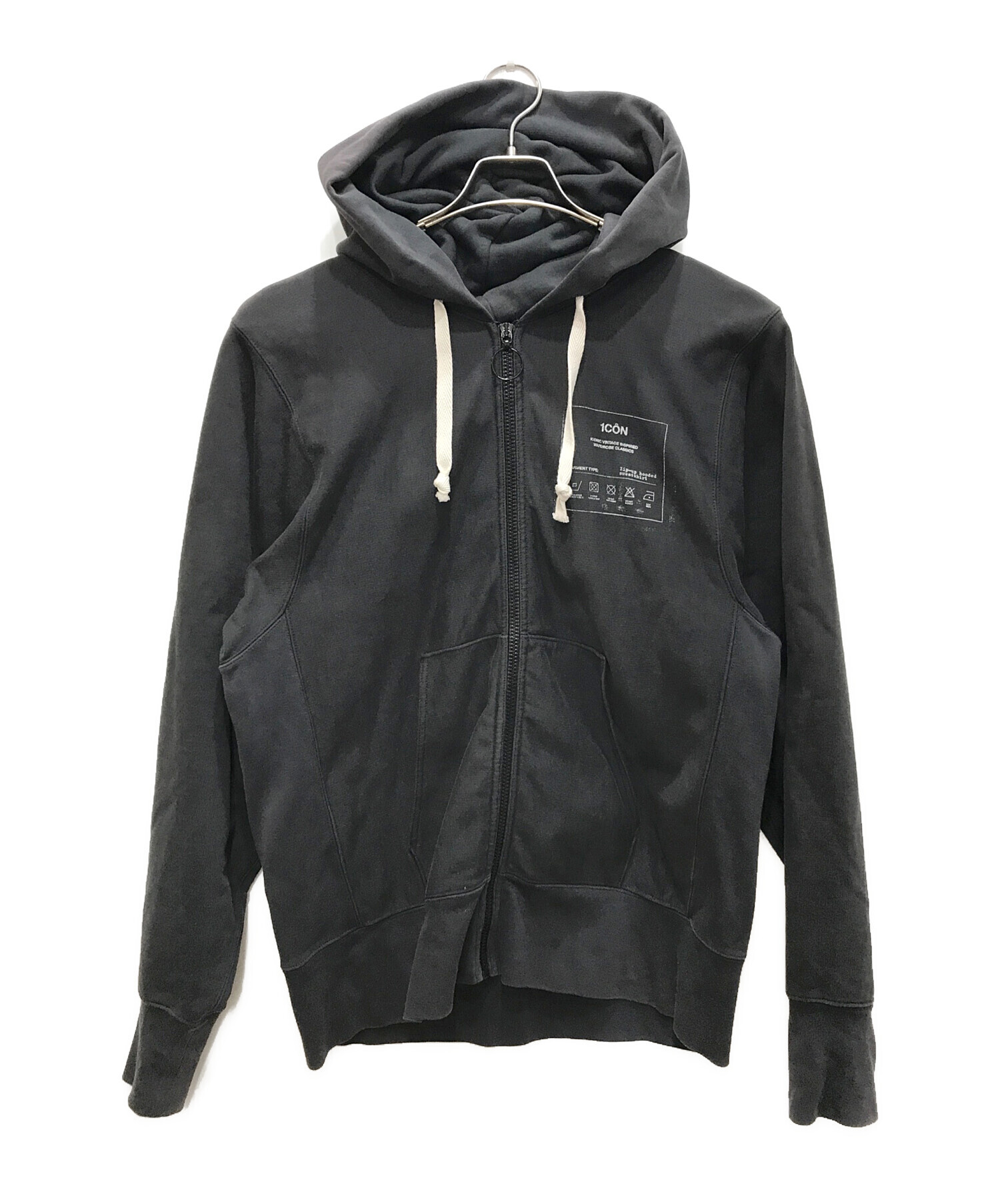 中古・古着通販】Maison Margiela (メゾンマルジェラ) 1Con Logo Hoodie/1Conロゴフーディー ネイビー  サイズ:48｜ブランド・古着通販 トレファク公式【TREFAC FASHION】スマホサイト