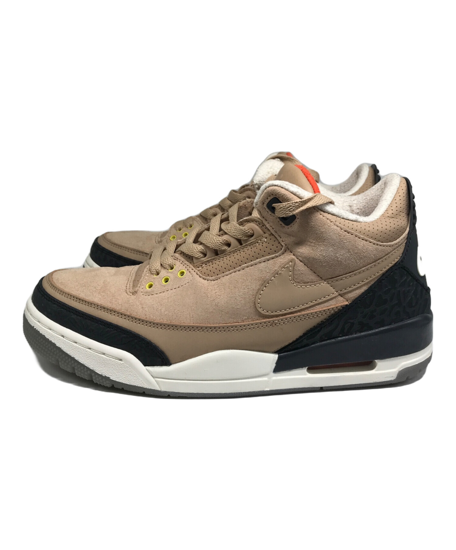 NIKE (ナイキ) AIR JORDAN 3 RETRO JTH NRG ベージュ サイズ:27cm/UK8.5/EUR42 2/3/US W10  M9/CM270