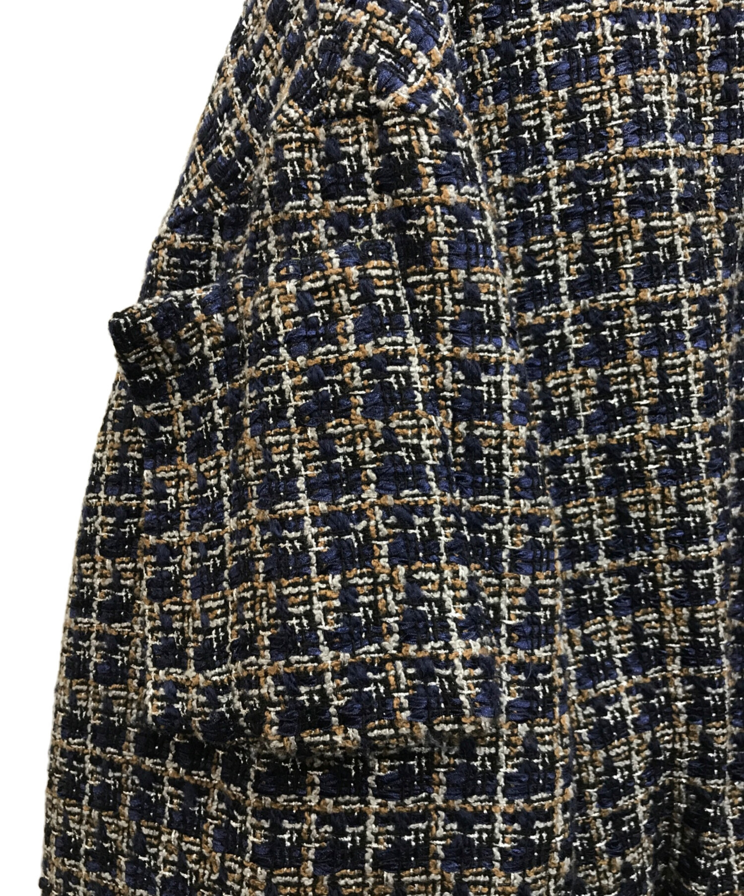 SUBLATIONS (サブレーションズ) GLITTERY TWEED FLIGHT JACKET/グリッターツイードフライトジャケット ネイビー  サイズ:FREE