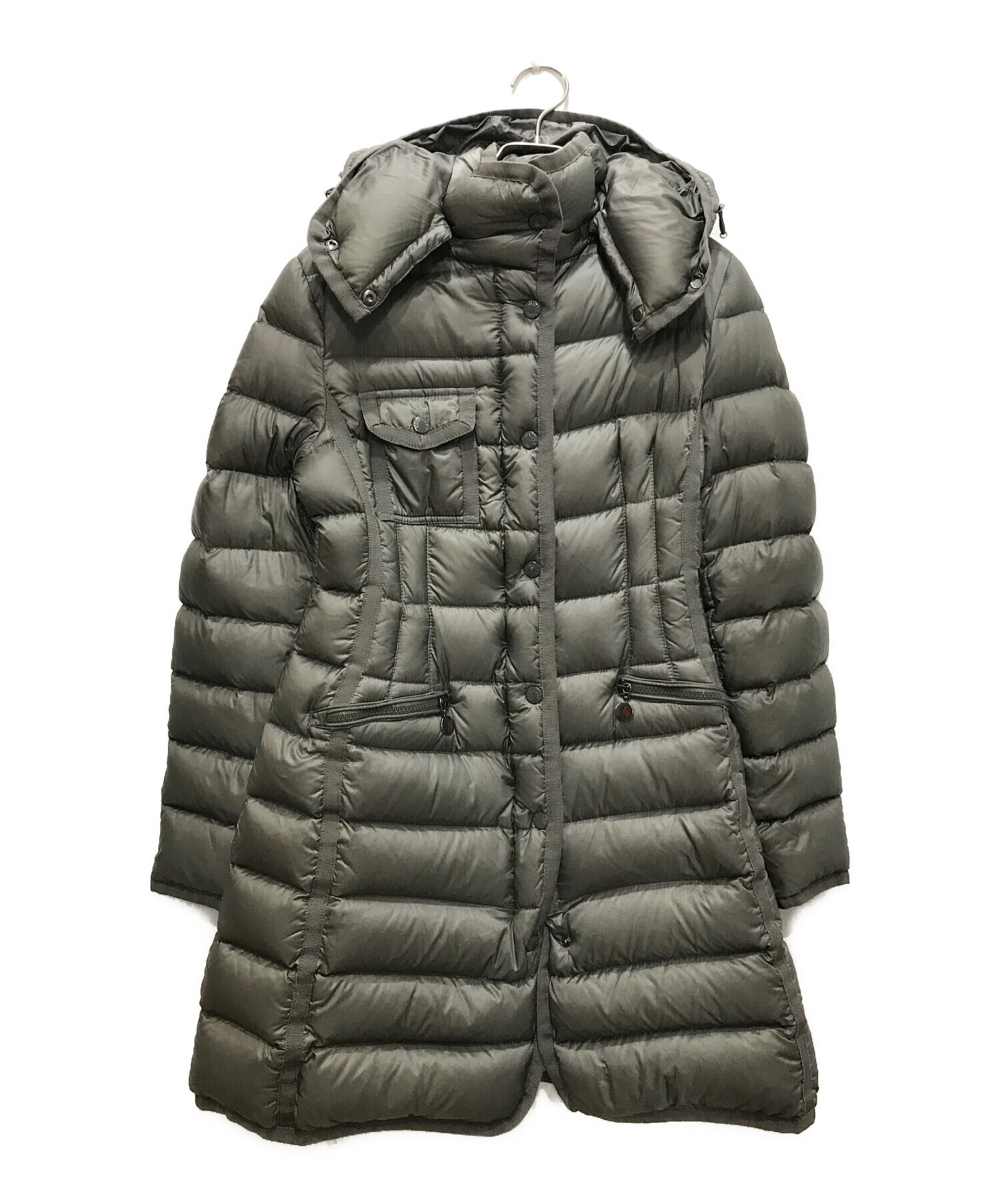 中古・古着通販】MONCLER (モンクレール) HERMINE ダウンコート/エルミンヌ ダウンコート グレー｜ブランド・古着通販  トレファク公式【TREFAC FASHION】スマホサイト