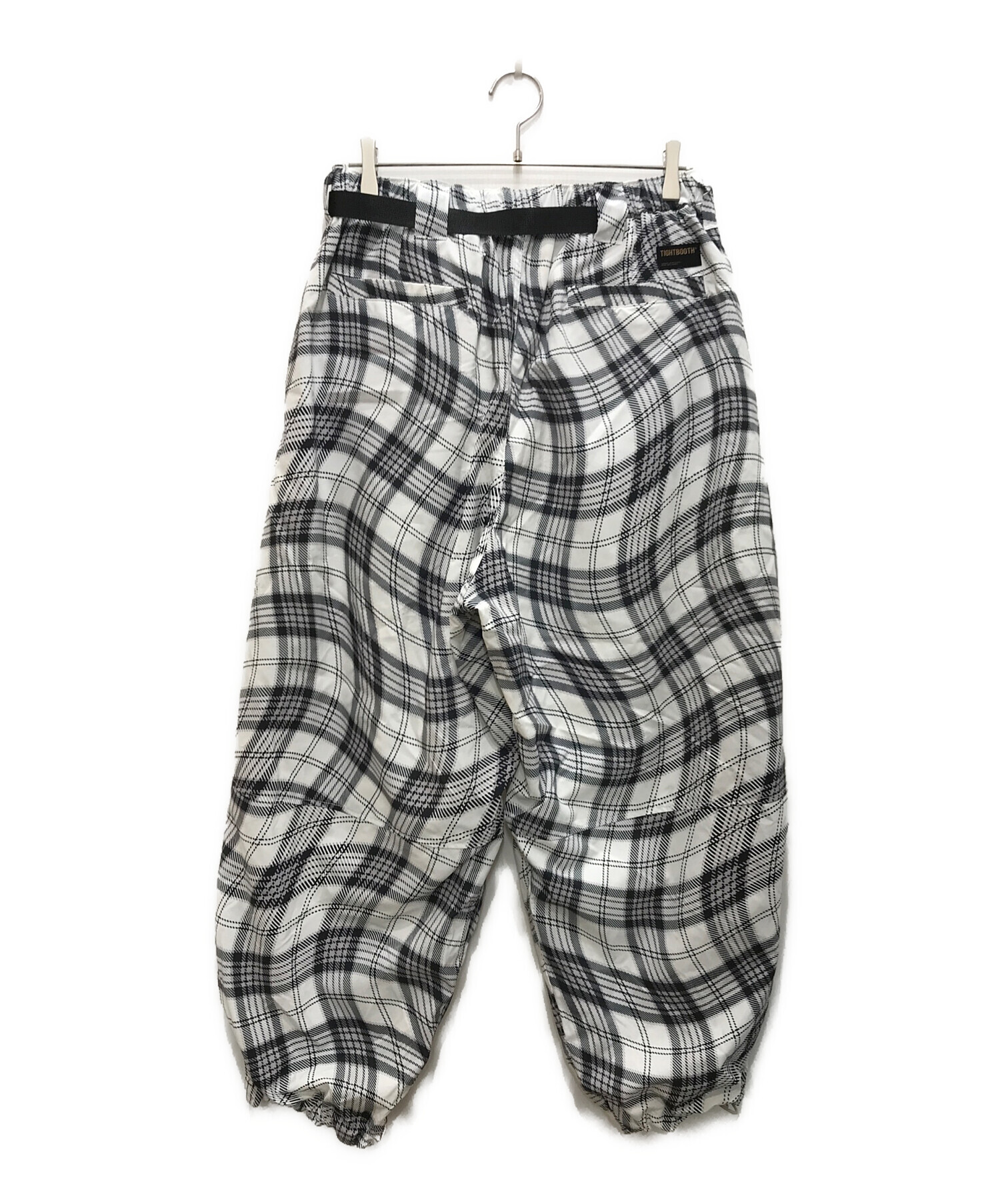 TIGHTBOOTH PRODUCTION (タイトブースプロダクション) WAVY PLAID BALLOON  PANTS/ウェイビープレイドバルーンパンツ ホワイト サイズ:Ｍ