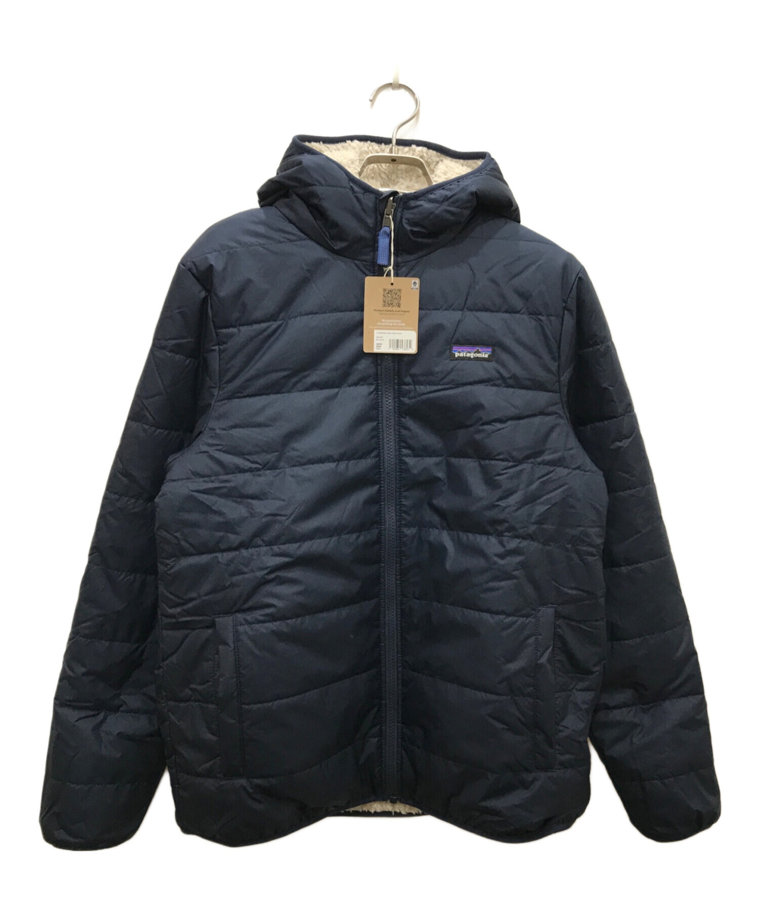 中古・古着通販】Patagonia (パタゴニア) Reversible Ready Freddy Hoody/リバーシブルレディフレディフーディ  ネイビー サイズ:XXL 16-18 未使用品｜ブランド・古着通販 トレファク公式【TREFAC FASHION】スマホサイト