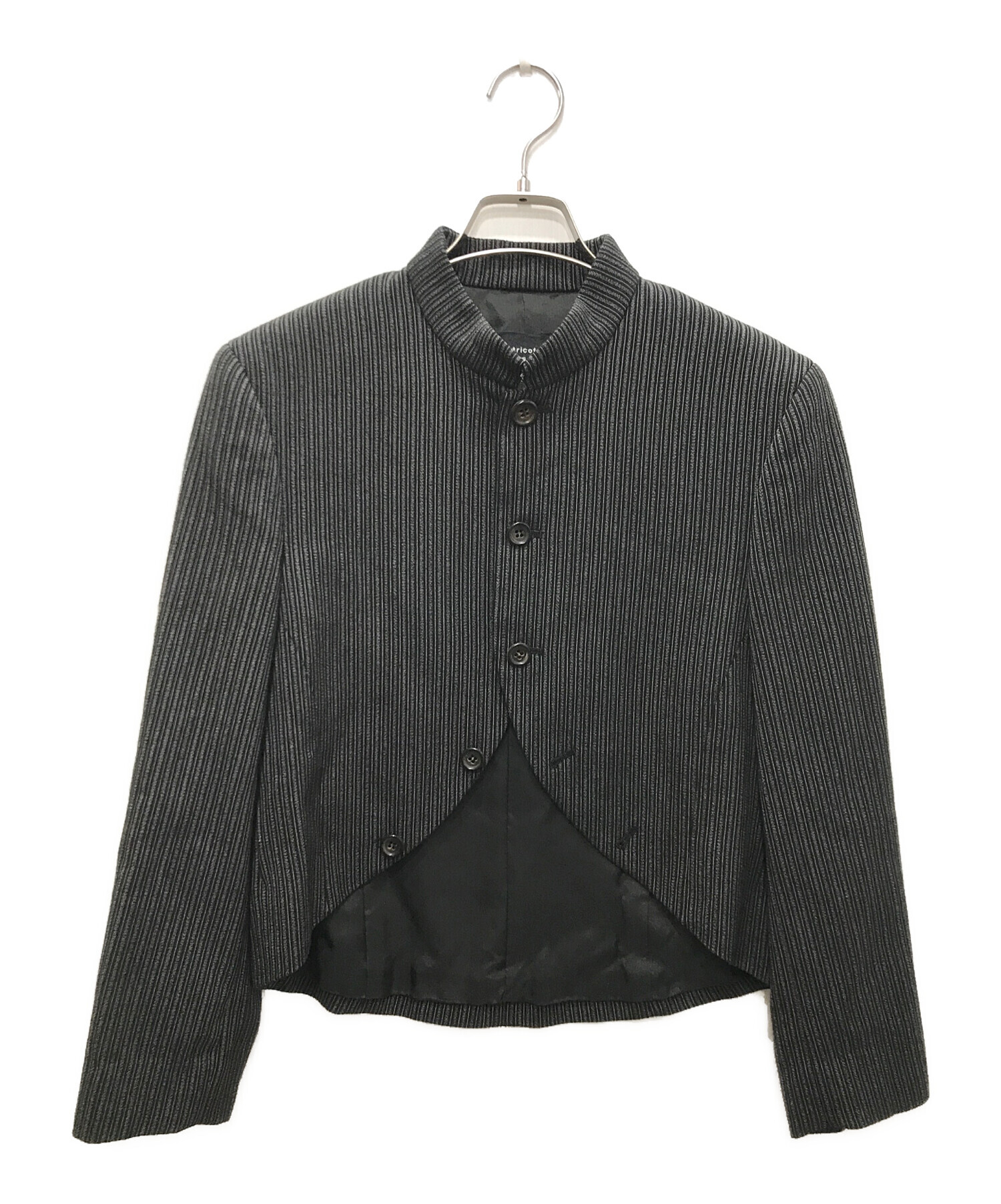 中古・古着通販】tricot COMME des GARCONS (トリココムデギャルソン) 変形ジャケットセットアップ ブラック  サイズ:ジャケットSIZE 表記無/スカートSIZE S｜ブランド・古着通販 トレファク公式【TREFAC FASHION】スマホサイト