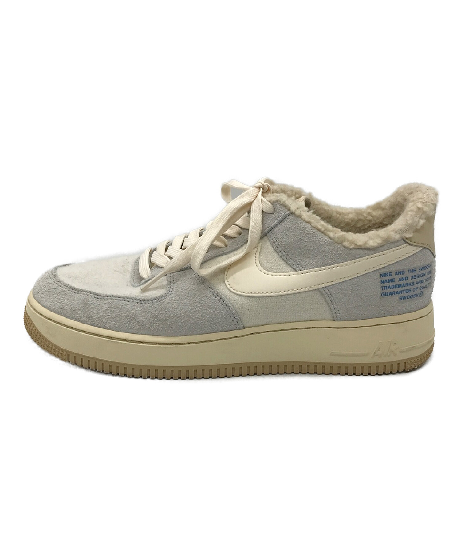 NIKE (ナイキ) AIR FORCE 1 '07 1 LV8 ホワイト×ブルー サイズ:SIZE 26.5cm