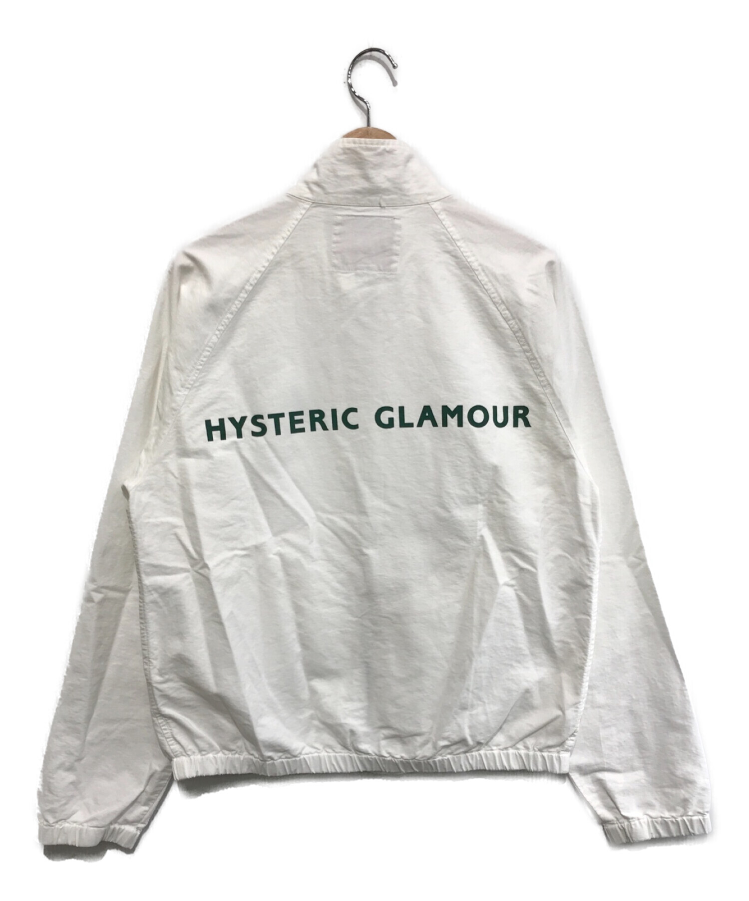 Hysteric Glamour (ヒステリックグラマー) LAUREL WOMAN刺繍 ハリントンジャケット ホワイト サイズ:SIZE S