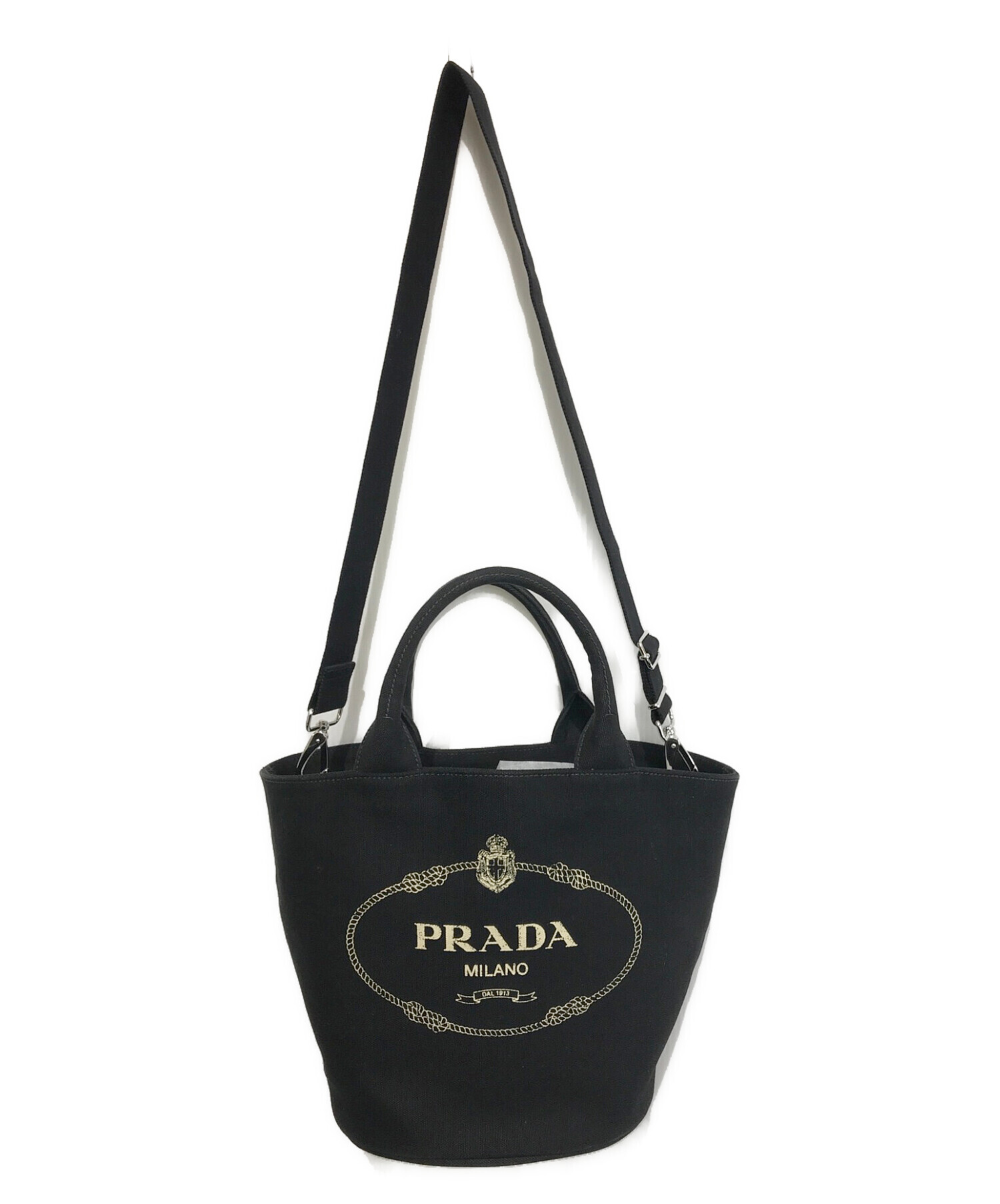 PRADA (プラダ) バケツハンドバッグ ブラック