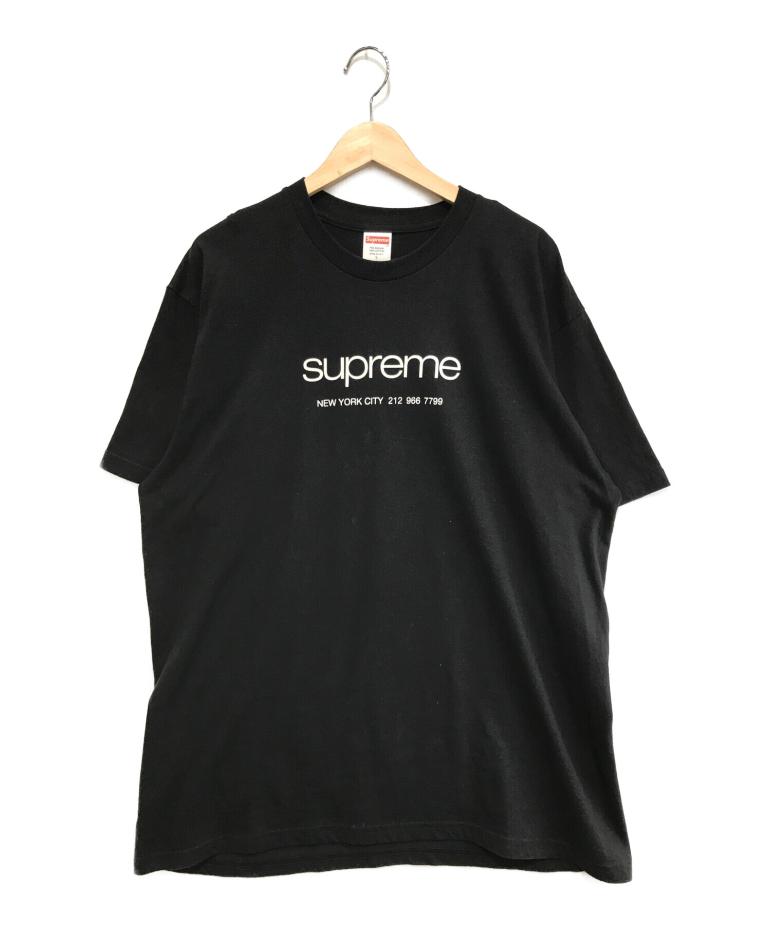 supreme Shop Tee Black LサイズTシャツ/カットソー(半袖/袖なし)