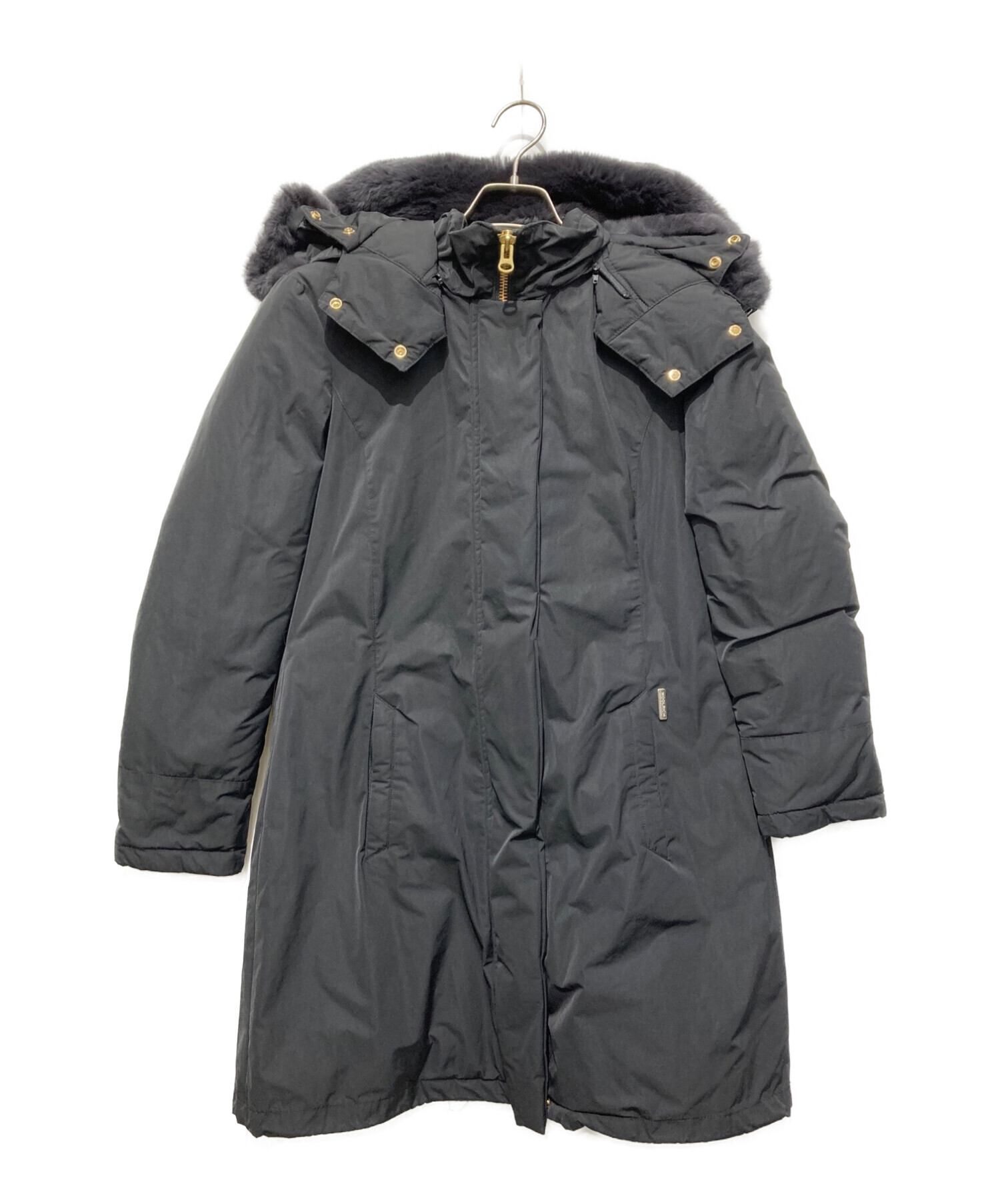 中古・古着通販】WOOLRICH (ウールリッチ) BOW BRIDGE COAT ブラック