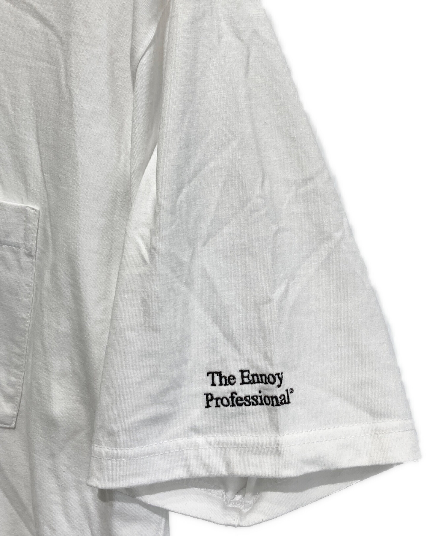 The Ennoy Professional (ザ エンノイ プロフェッショナル) Pocket T-shirt ホワイト サイズ:SIZE M