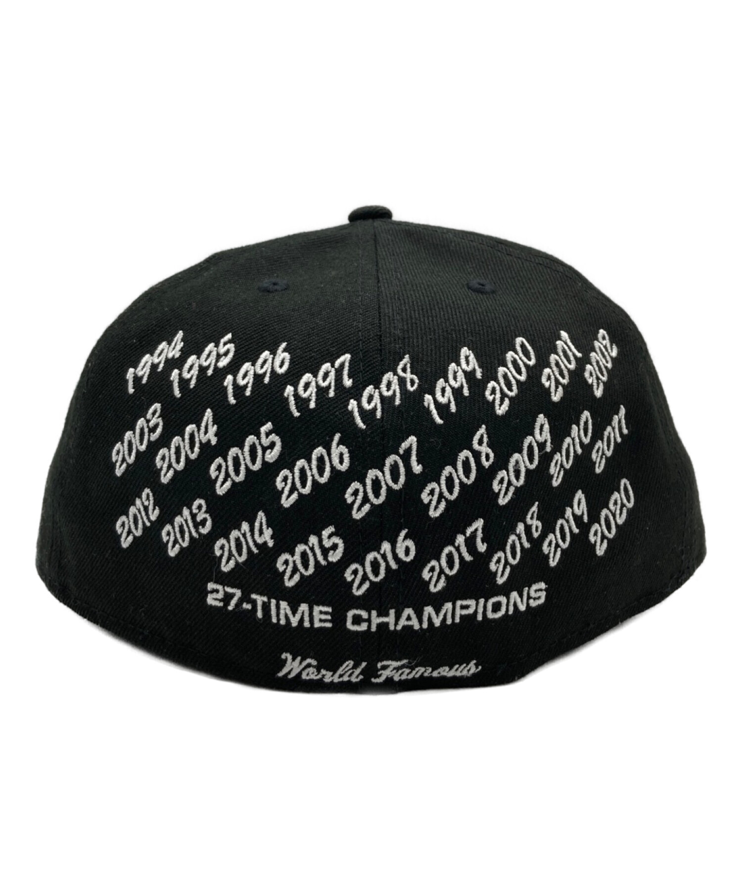 SUPREME×NEWERA (シュプリーム × ニューエラ) 27-time Champions BoxLogo CAP ブラック サイズ:SIZE  7 3/8