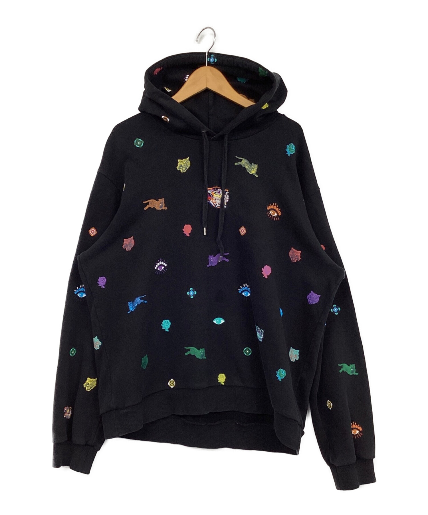 KENZO (ケンゾー) Go Tigers Capsule Hoodie ブラック サイズ:XXL