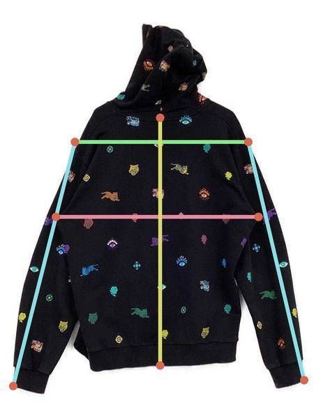 中古・古着通販】KENZO (ケンゾー) Go Tigers Capsule Hoodie ブラック