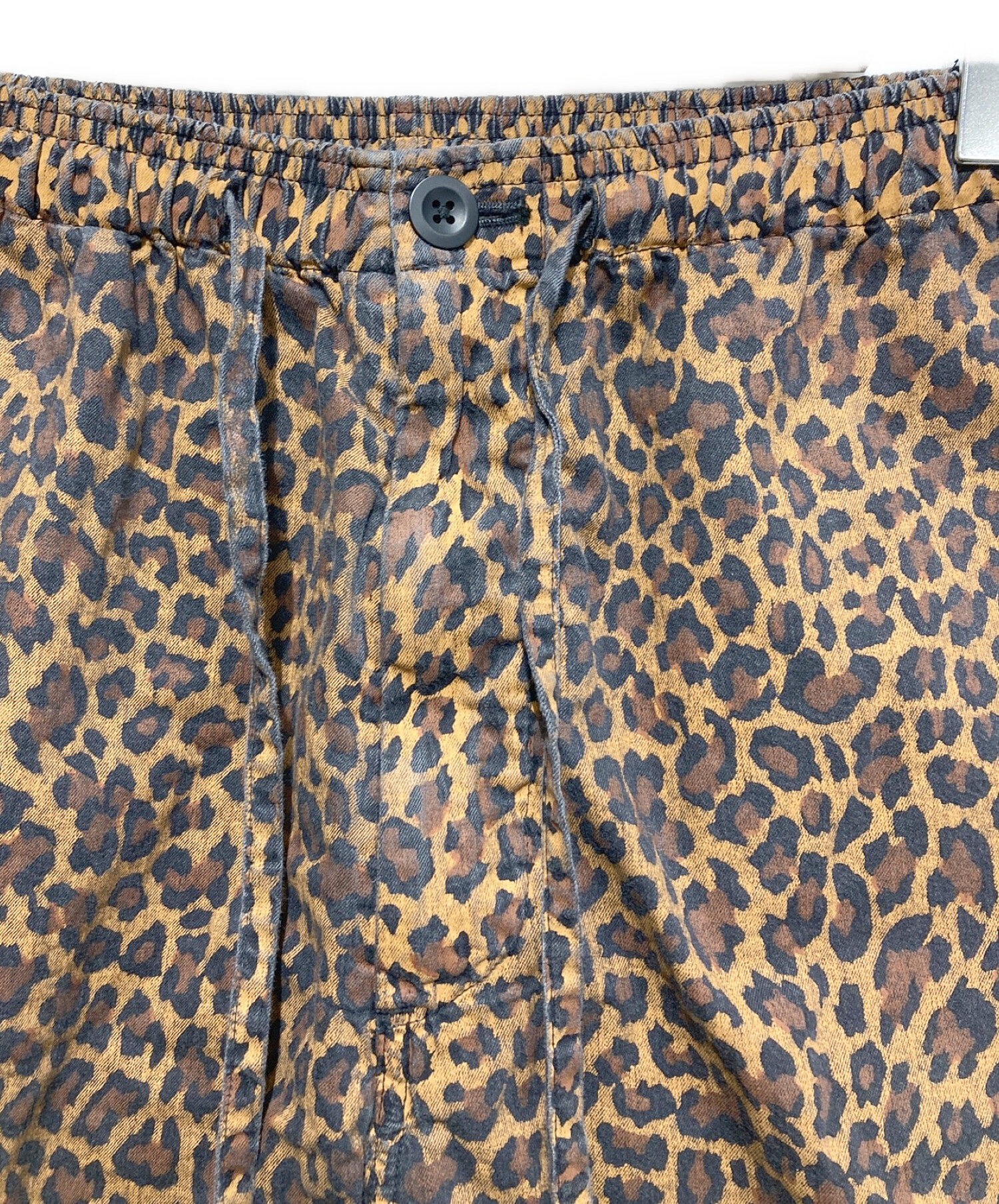 中古・古着通販】MINEDENIM (マインデニム) LEOPARD SHORTS ブラウン