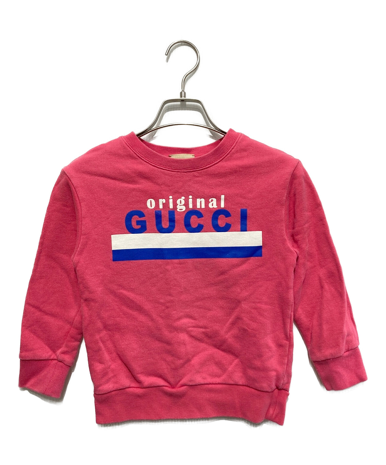 GUCCI (グッチ) プリントスウェット ピンク サイズ:SIZE 5