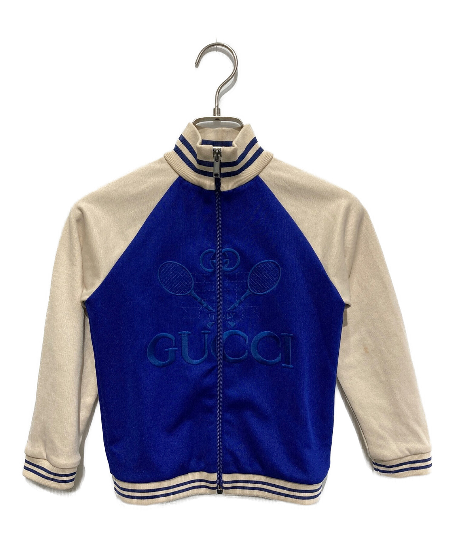 中古・古着通販】GUCCI (グッチ) ジップアップスウェットシャツ ブルー