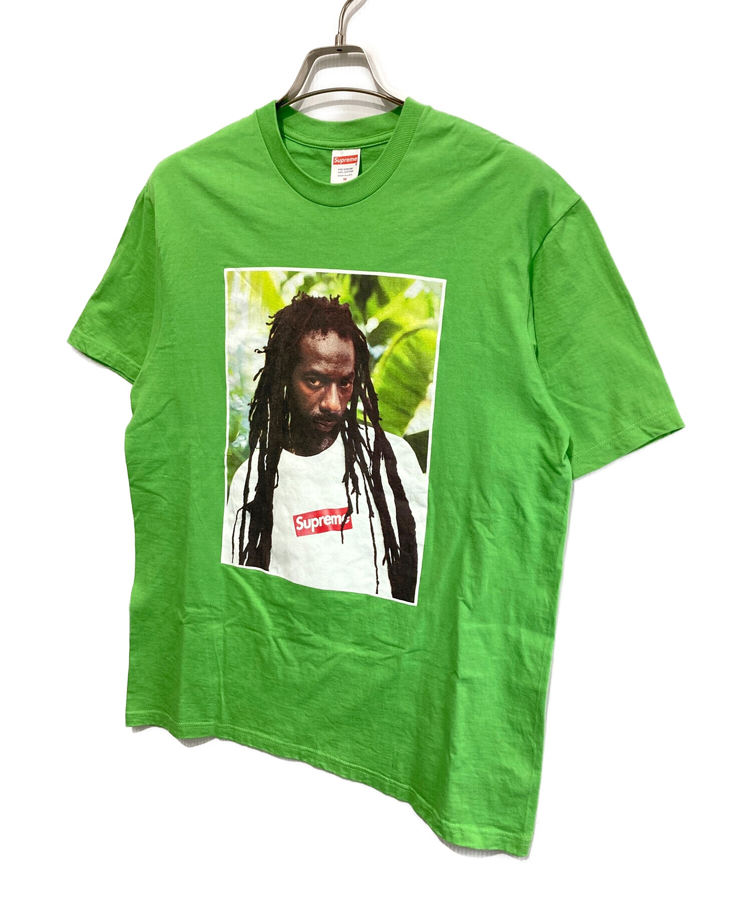 supreme Buju Banton Tee グリーン MサイズTシャツ/カットソー(半袖/袖なし)