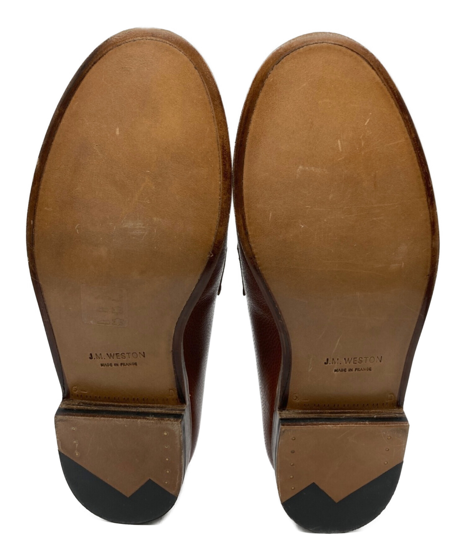 中古・古着通販】J.M.WESTON (ジェイエムウエストン) SIGNATURE LOAFER ブラウン×ベージュ サイズ:SIZE 6/D｜ブランド・古着通販  トレファク公式【TREFAC FASHION】スマホサイト