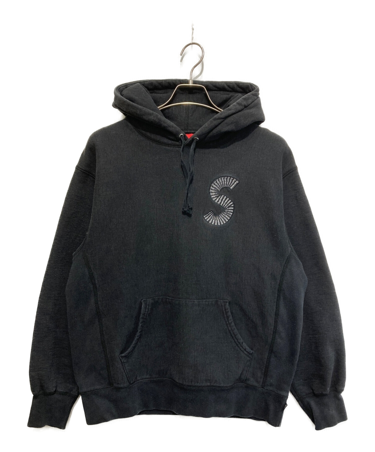 Supreme S Logo Hooded Sweatshirt Black M