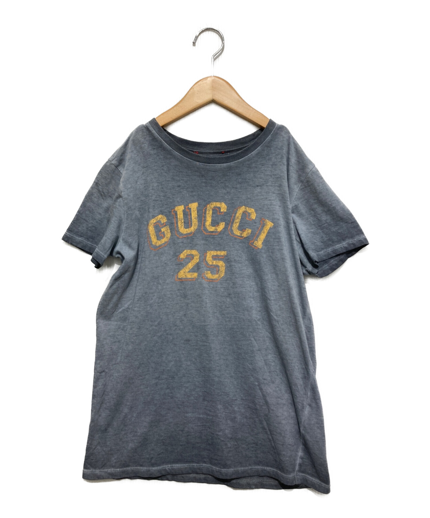 GUCCI (グッチ) プリントTシャツ ネイビー サイズ:SIZE 12