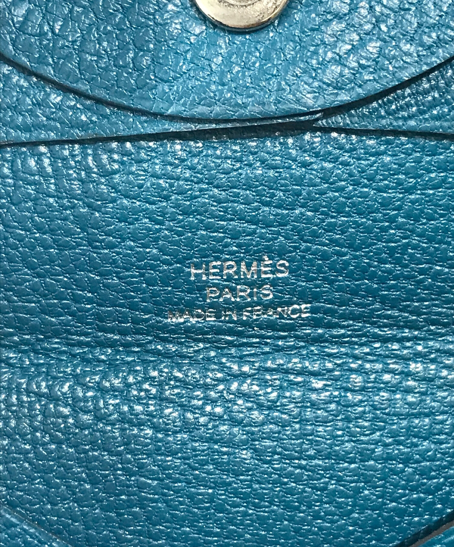 中古・古着通販】HERMES (エルメス) バスティアコインケース ブルー