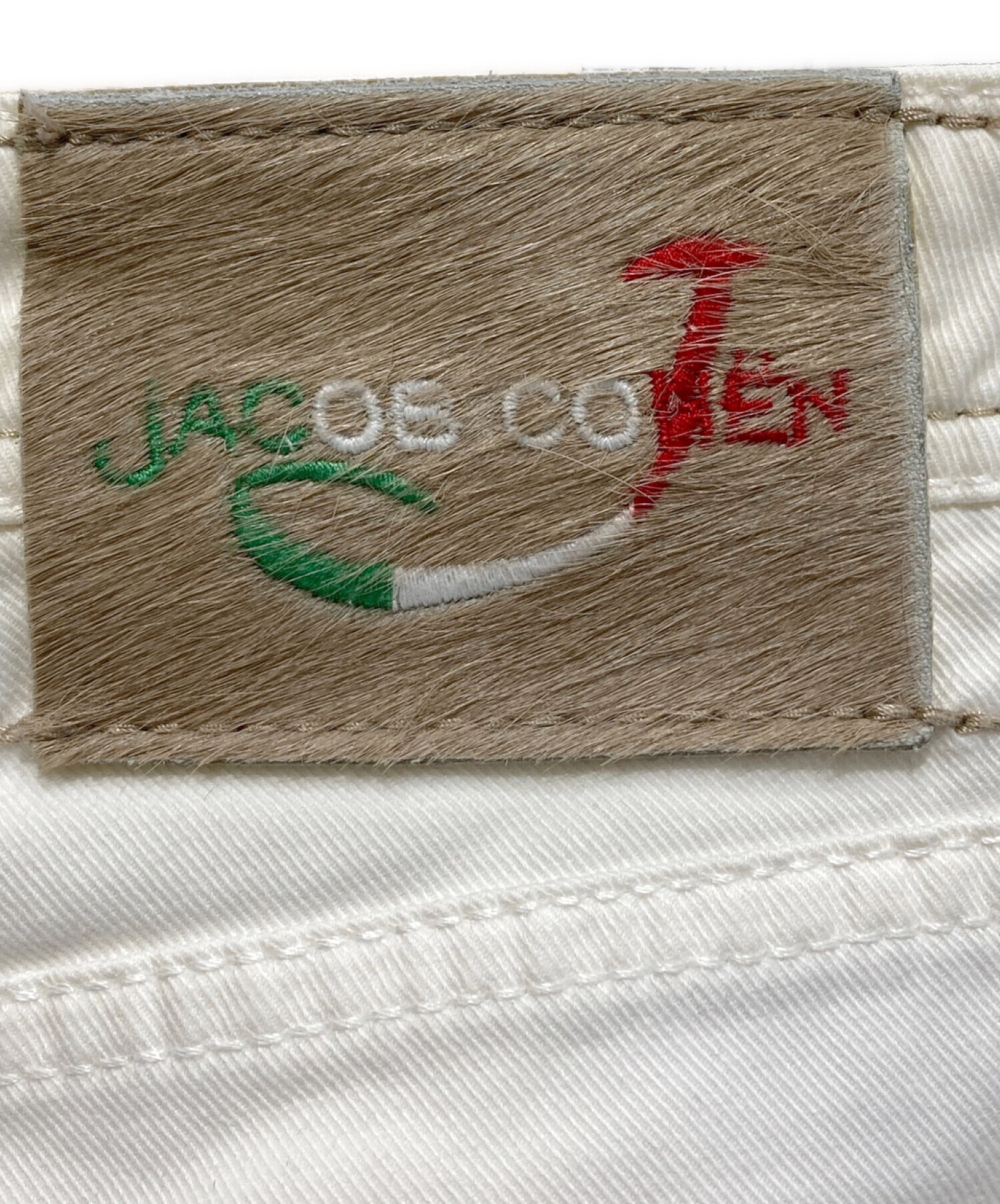 JACOB COHEN (ヤコブコーエン) デニムパンツ ホワイト サイズ:SIZE 81cm (W32)