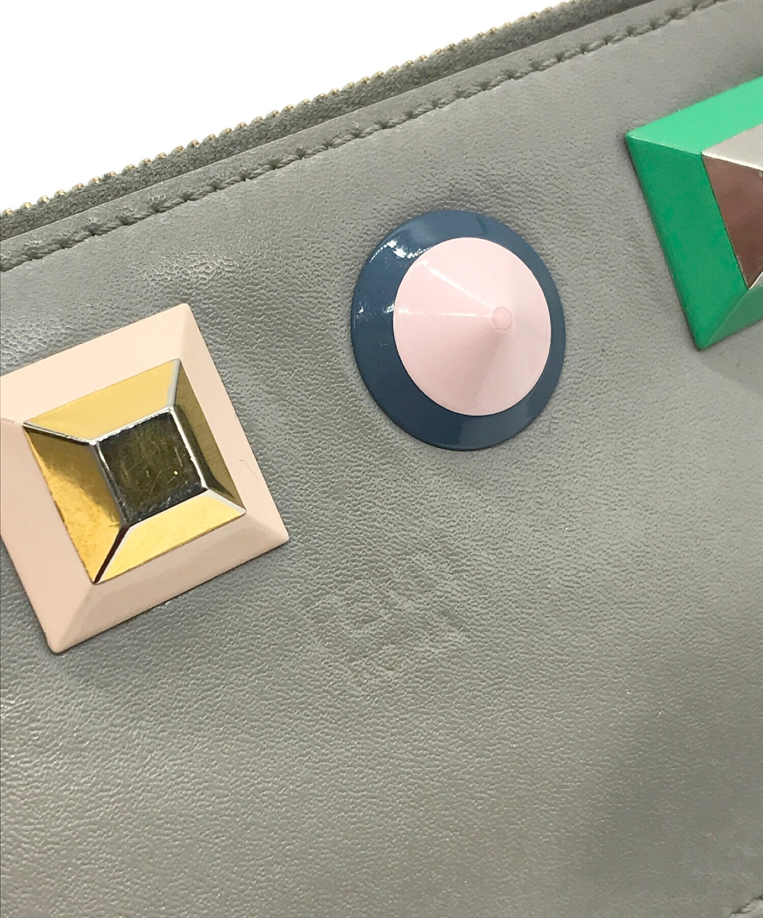 中古・古着通販】FENDI (フェンディ) コインケース グレー｜ブランド