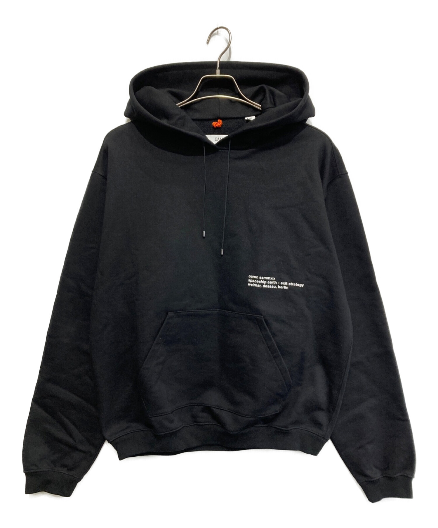 中古・古着通販】OAMC (オーエーエムシー) EXIT HOODIE ブラック