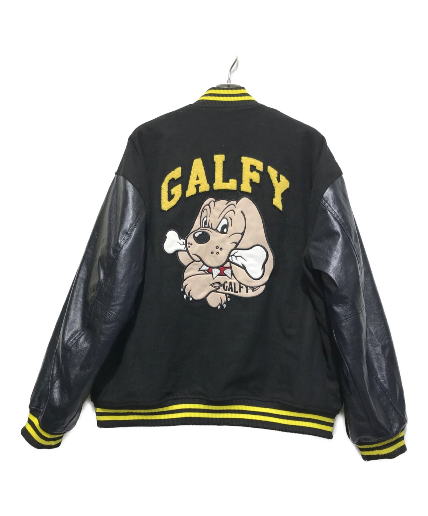 中古・古着通販】GALFY (ガルフィー) スタジャン ブラック サイズ:SIZE