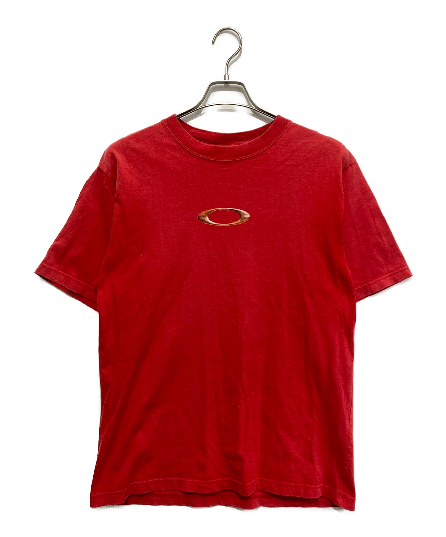 OAKLEY (オークリー) オールドロゴTシャツ レッド サイズ:SIZE M