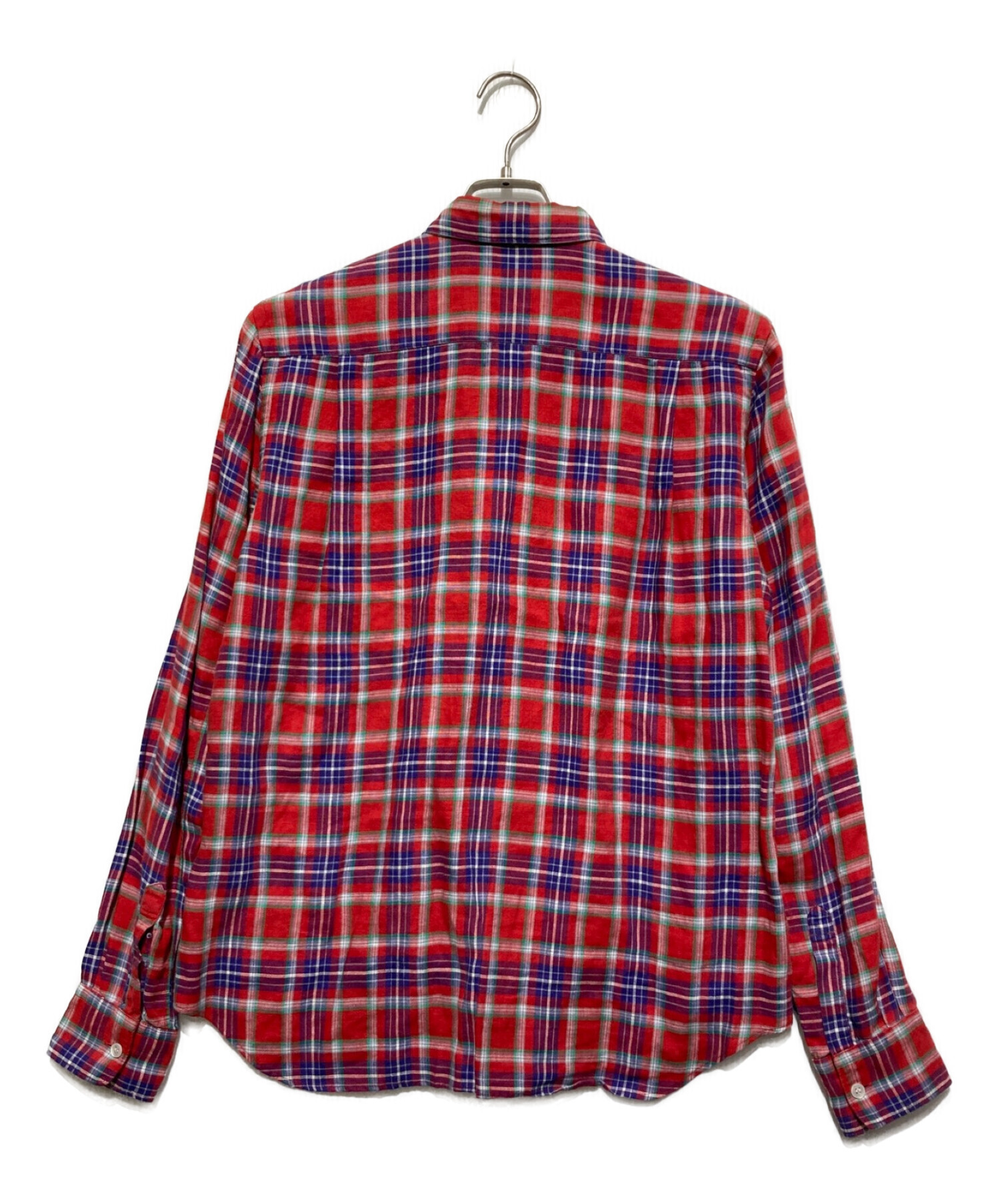 COMME des GARCONS SHIRT (コムデギャルソンシャツ) チェックシャツ レッド サイズ:SIZE M