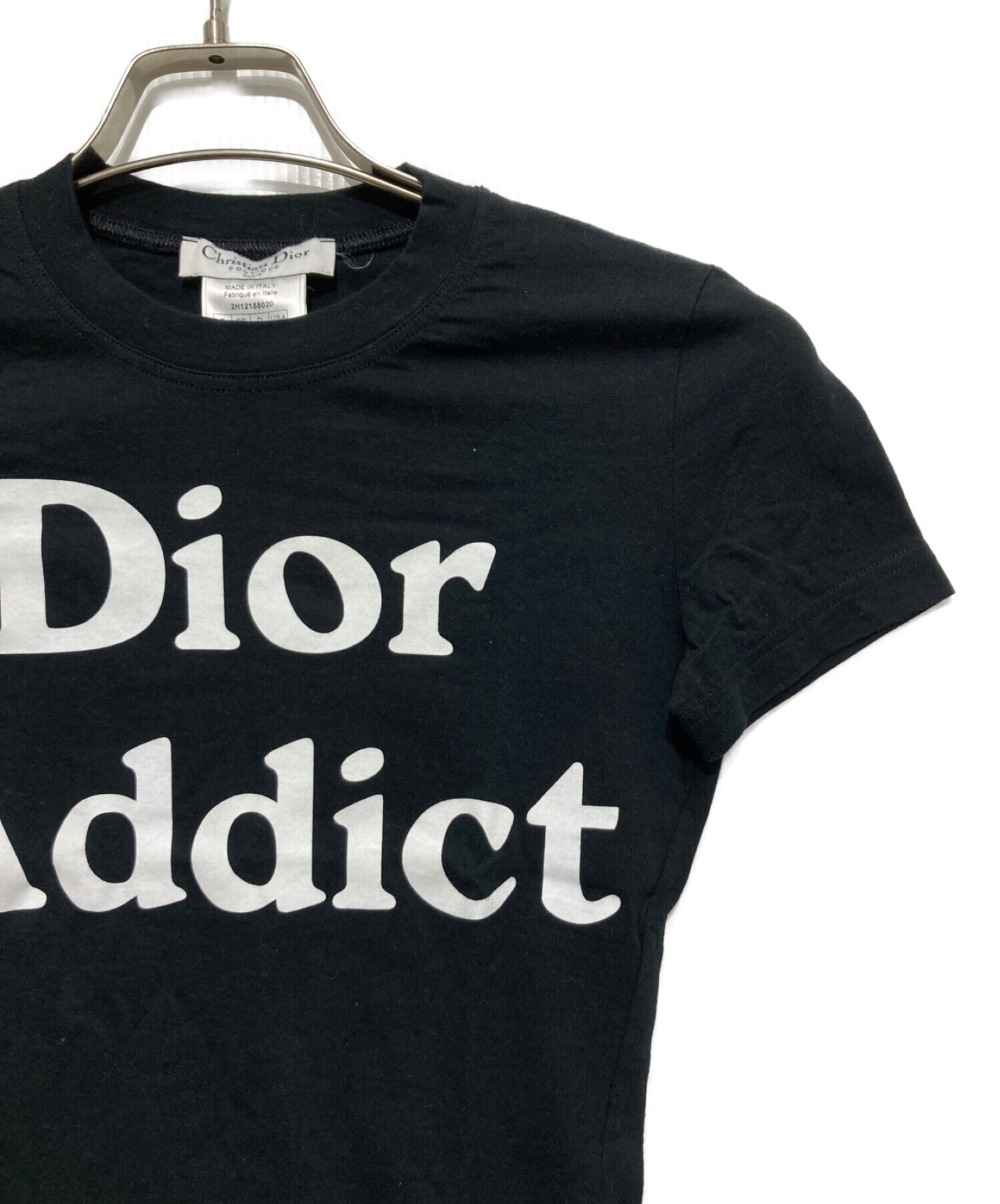 Christian Dior (クリスチャン ディオール) Addict Tシャツ ブラック サイズ:36