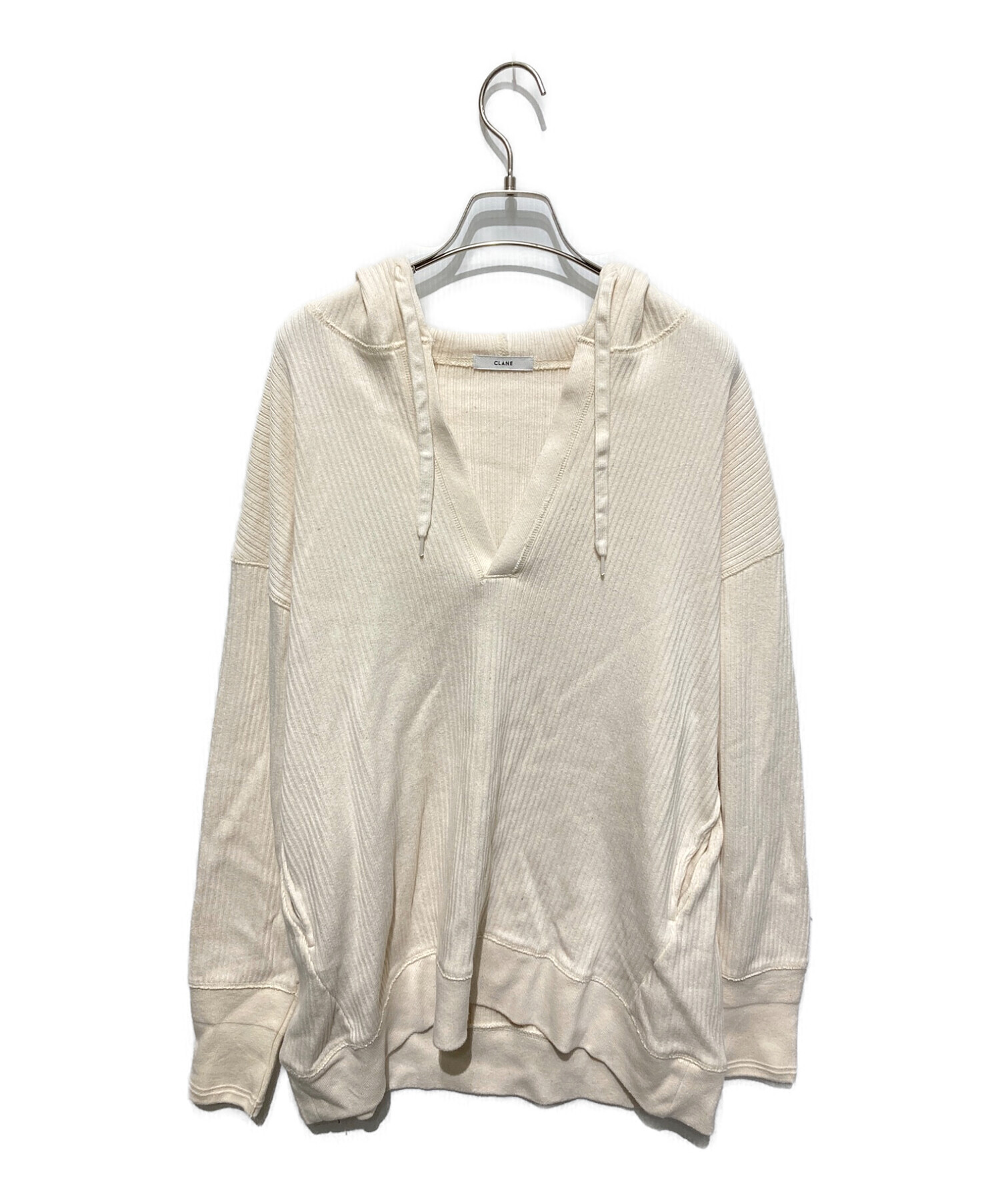 2022正規激安】 CLANE ヘビー リブ フーディ HEAVY RIB HOODIE IVORY