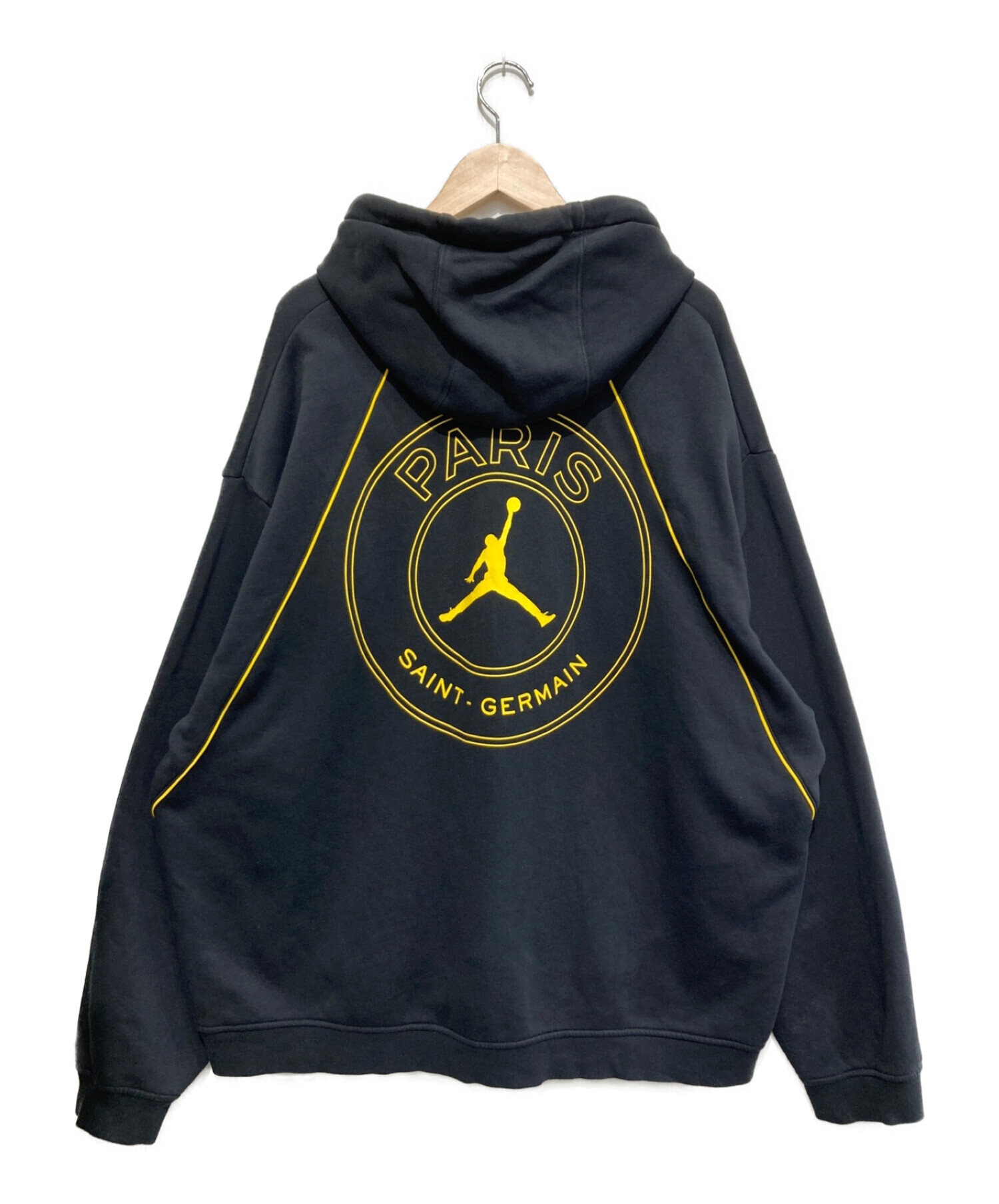 JORDAN (ジョーダン) Paris Saint-Germain (パリサンジェルマン) コラボセットアップパーカー ブラック サイズ:SIZE  XXL