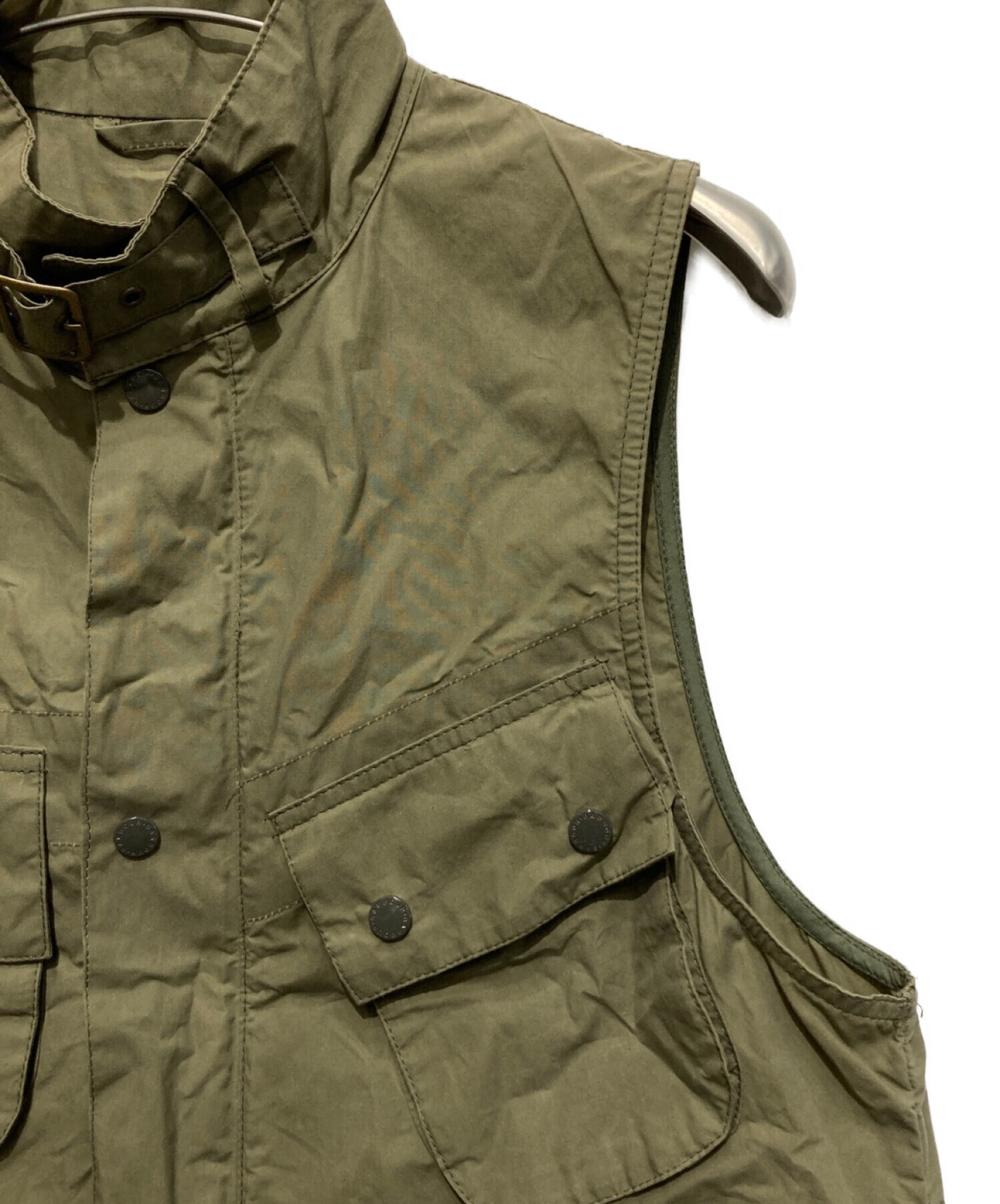 Barbour (バブアー) Engineered Garments (エンジニアードガーメンツ) ARTHUR GILET カーキ サイズ:SIZE  S