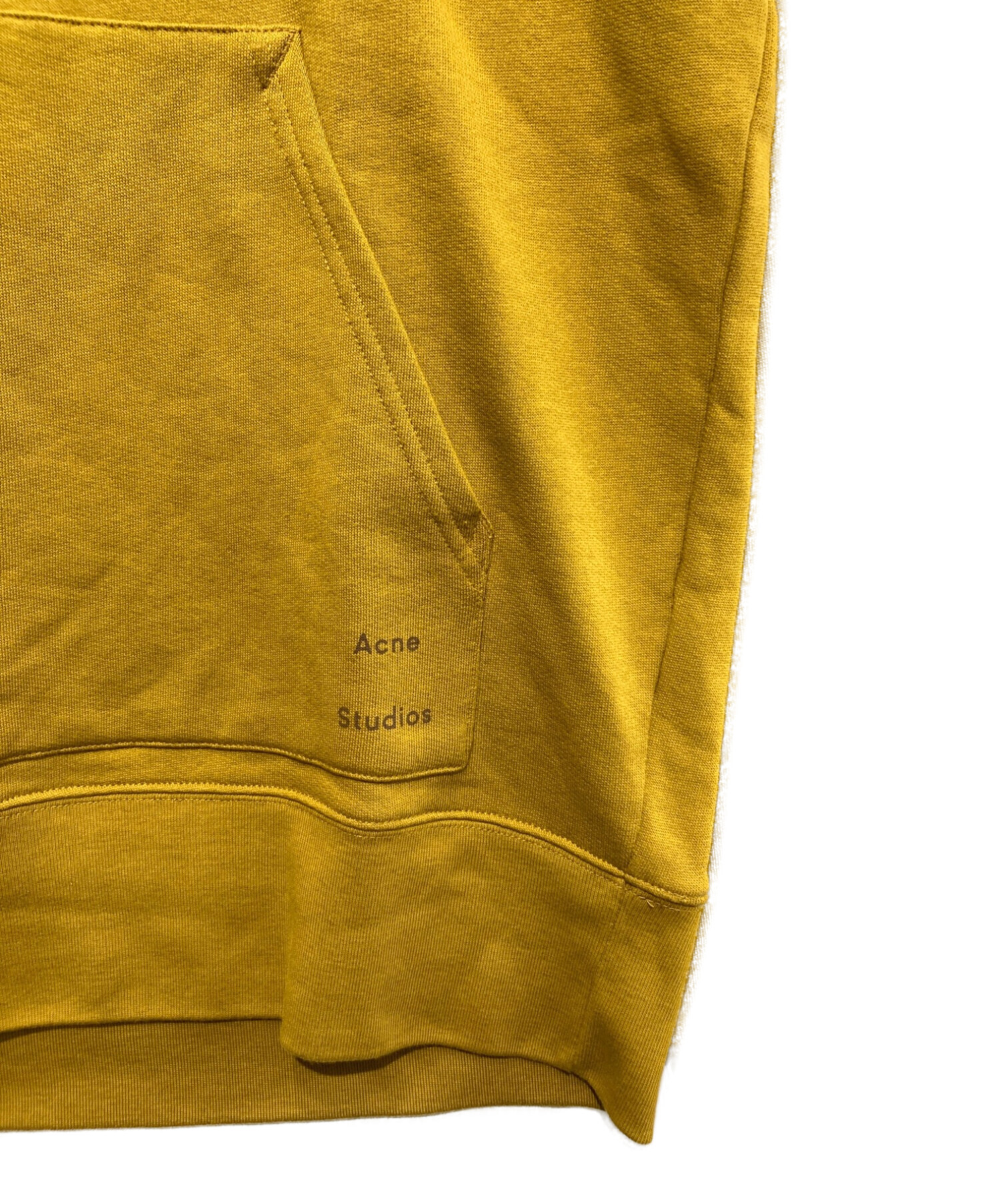 Acne studios (アクネストゥディオス) ポケットロゴパーカー オリーブ サイズ:SIZE M