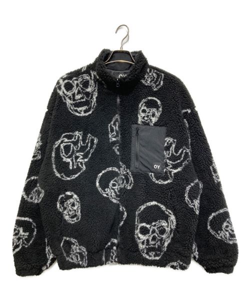 中古・古着通販】OY (オーワイ) SKULL LOGO FLEECE JACKET ブラック