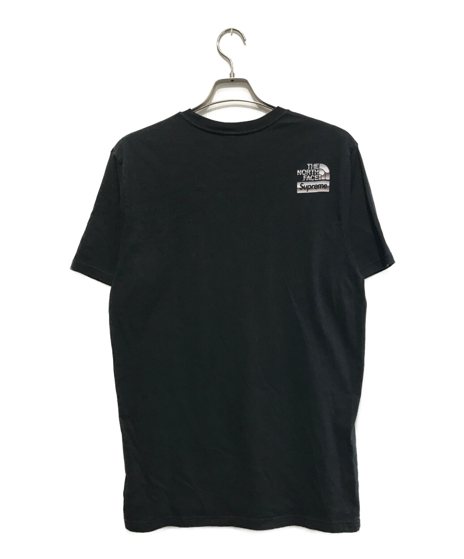 SUPREME (シュプリーム) THE NORTH FACE (ザ ノース フェイス) Metallic Logo T-Shirt ブラック  サイズ:SIZE M