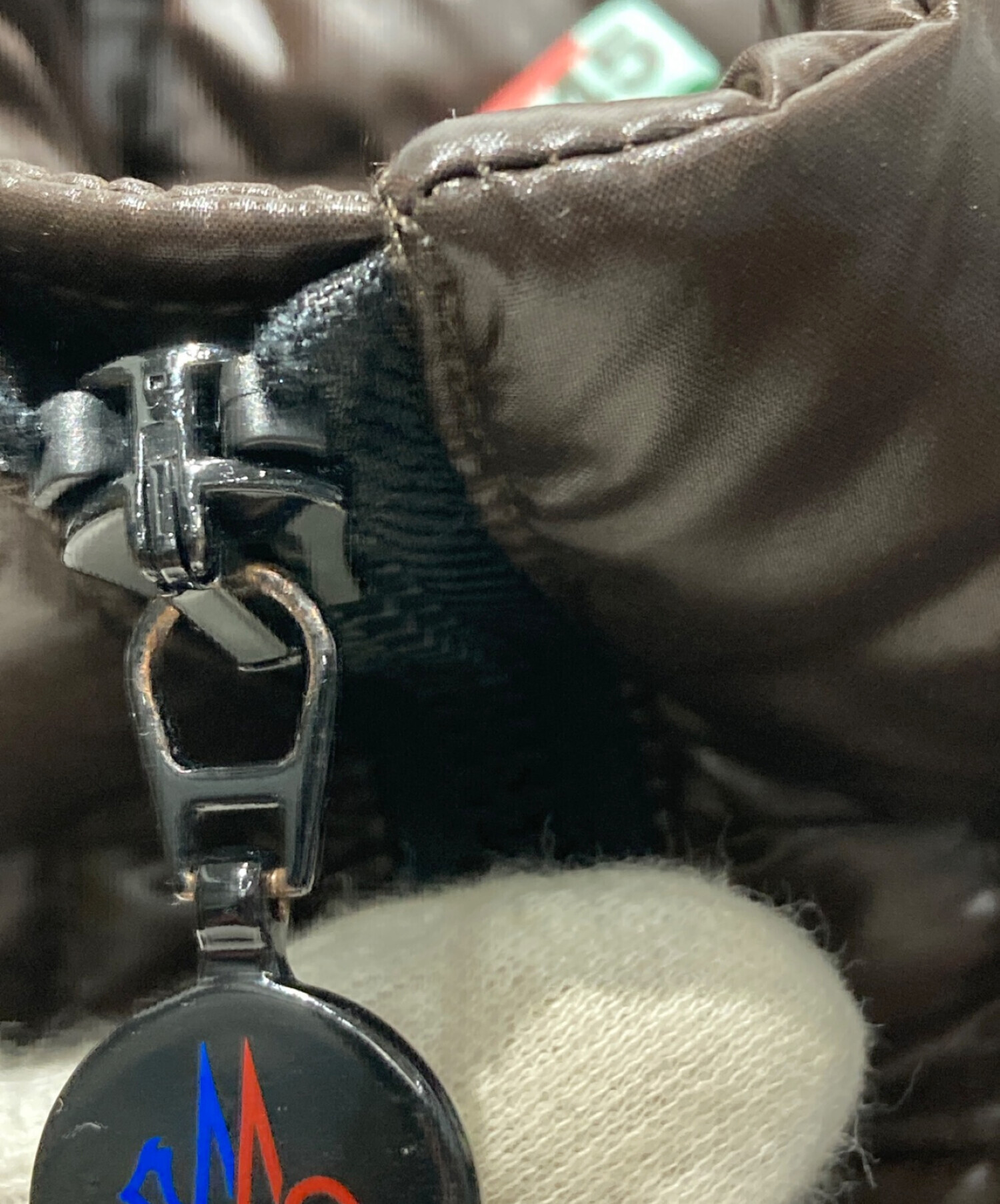 中古・古着通販】MONCLER (モンクレール) MOKAダウンコート ブラウン