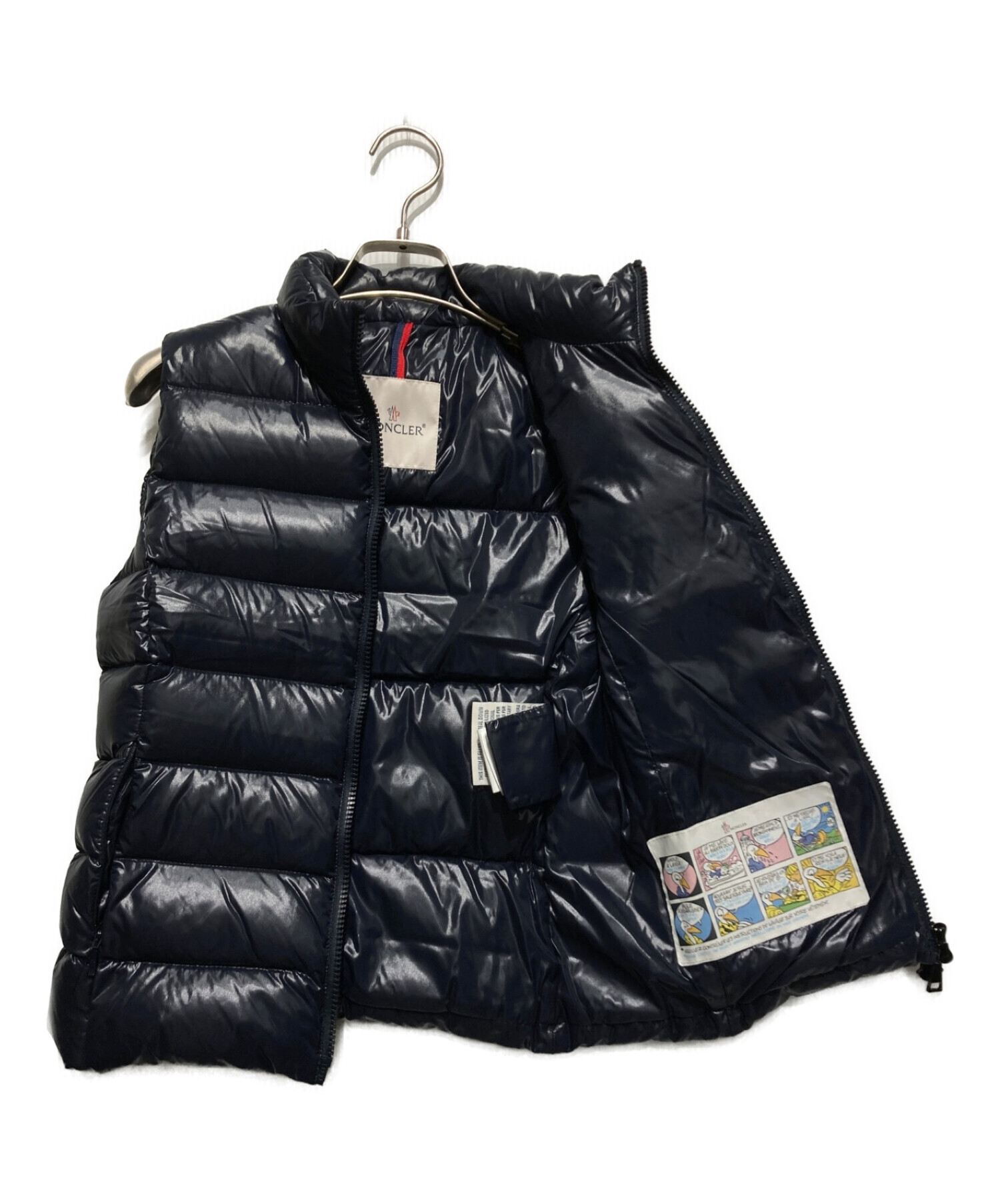 中古・古着通販】MONCLER (モンクレール) ダウンベスト ネイビー