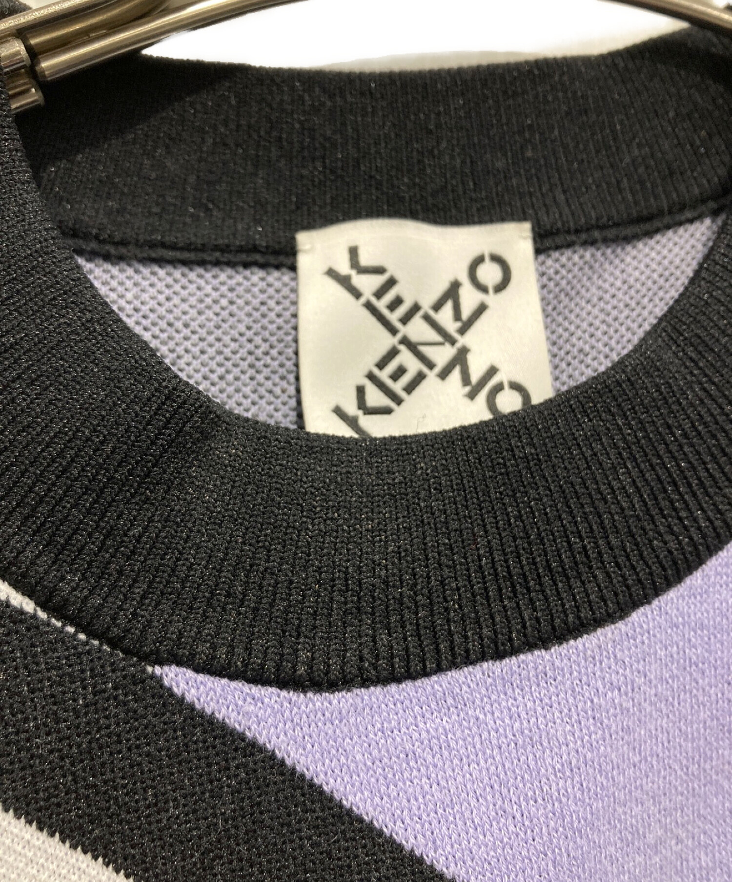 中古・古着通販】KENZO (ケンゾー) ニットワンピース パープル